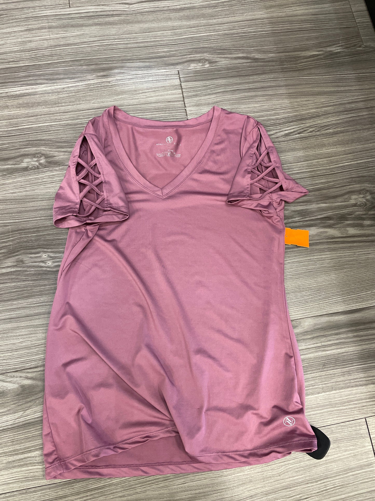 Athletic Top Short Sleeve By Adrienne Vittadini Size: M