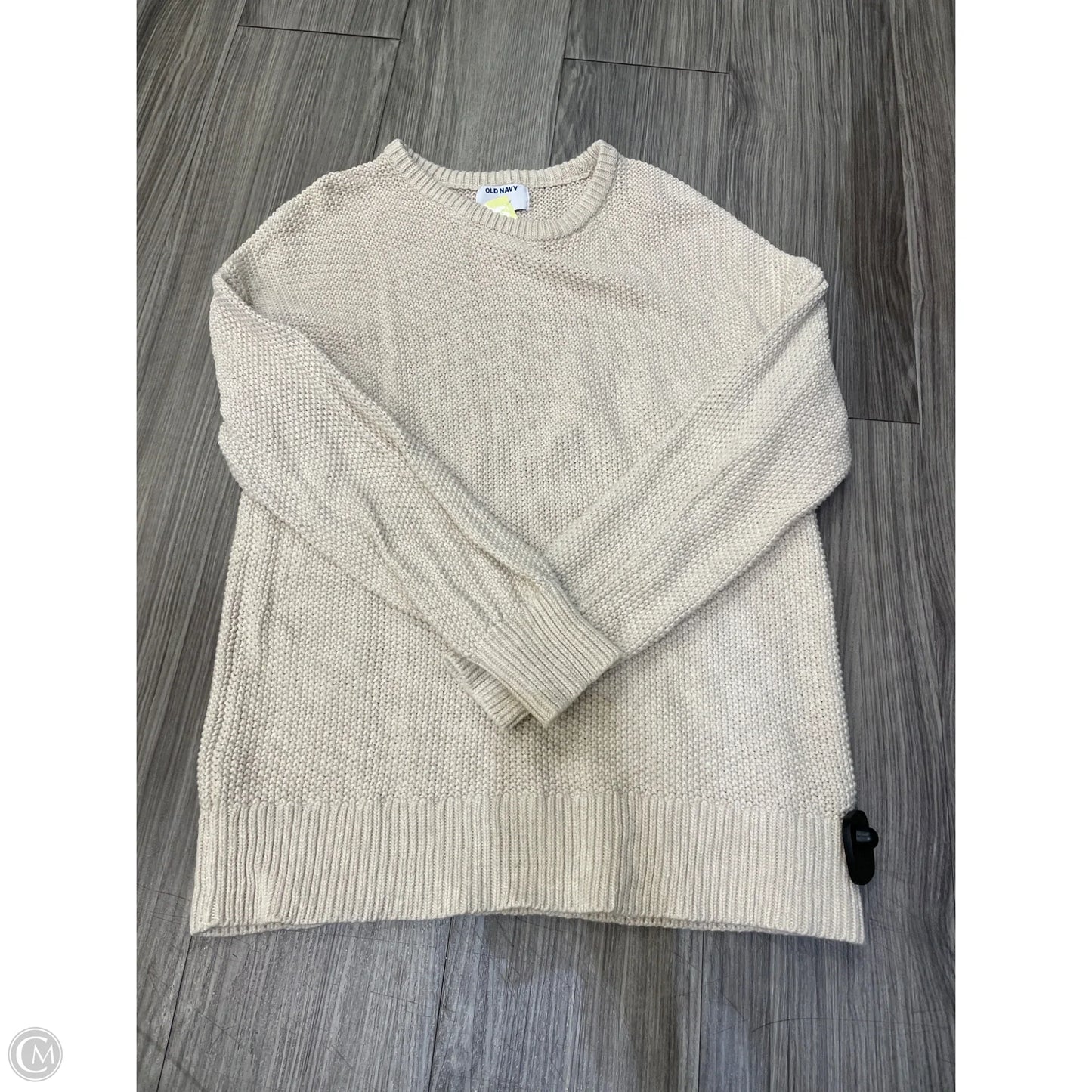 Sweater By Old Navy In Cream, Size: M