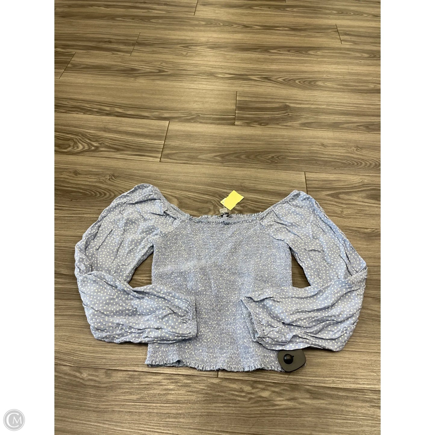 Top Long Sleeve By American Eagle In Blue, Size: M