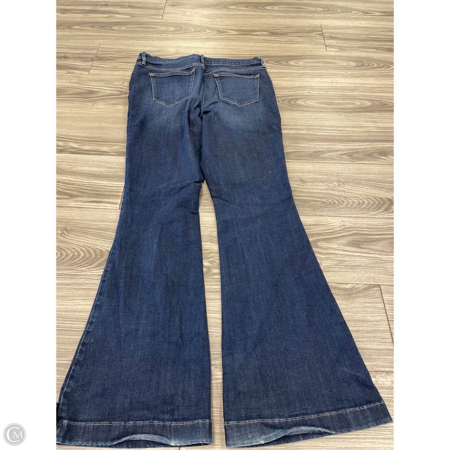 Jeans Flared By Ana In Blue, Size: 14