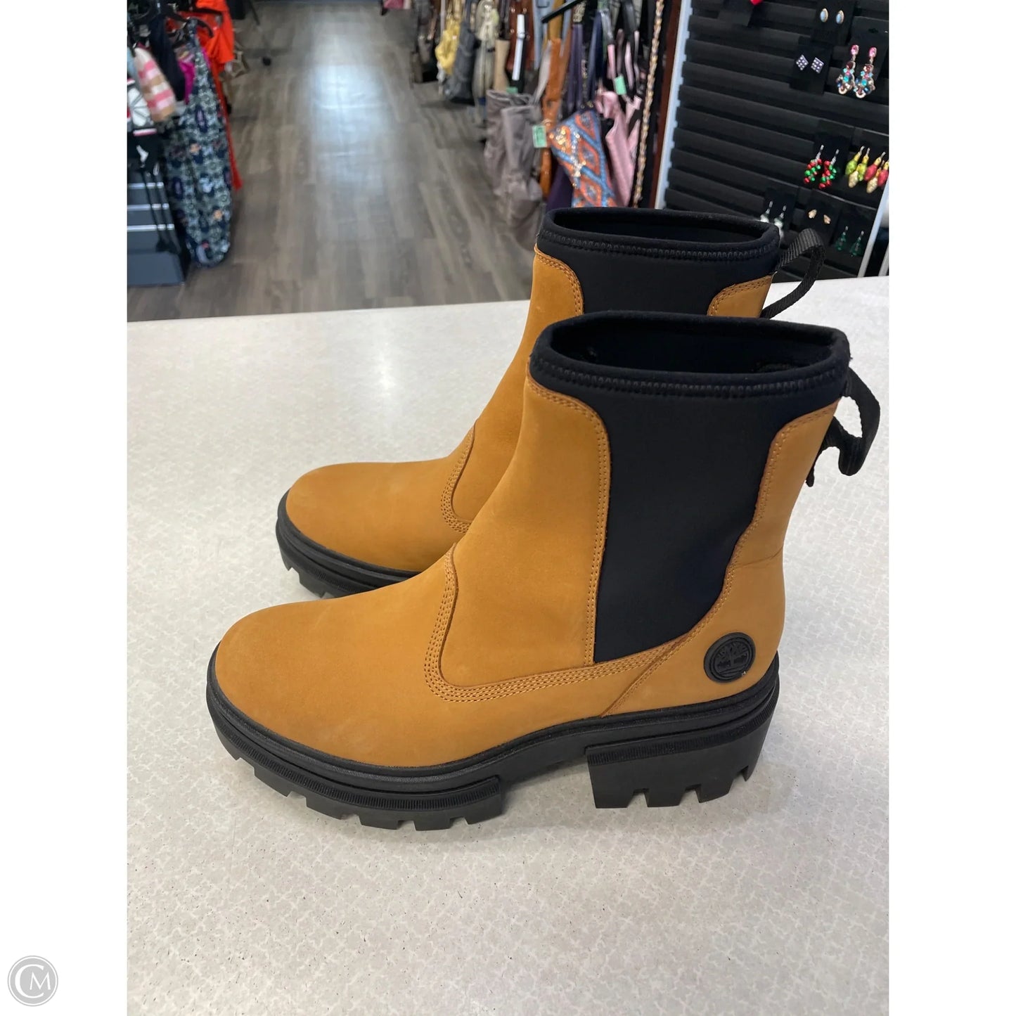 Boots Combat By Timberland In Black & Brown, Size: 8.5