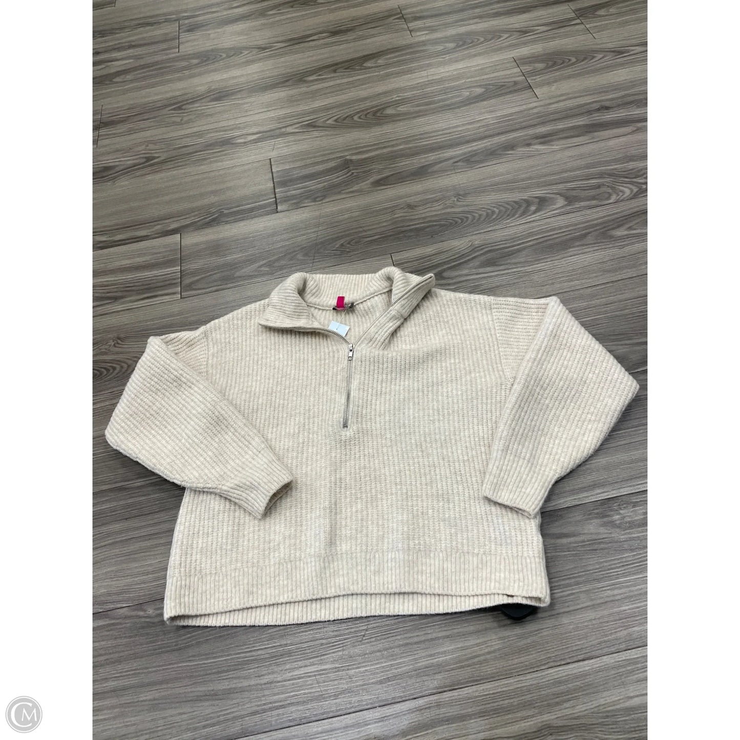 Sweater By Vince Camuto In White, Size: M