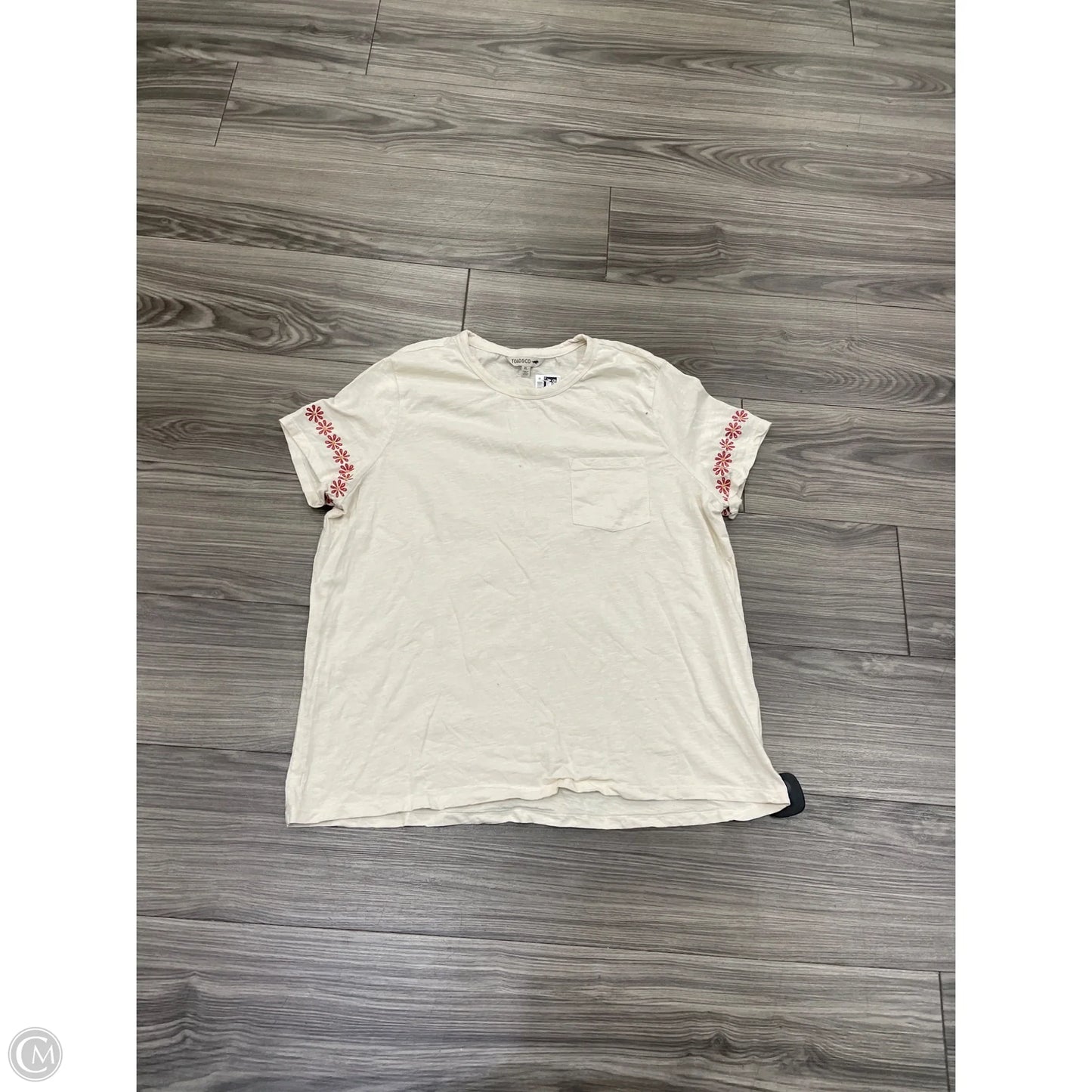 Top Short Sleeve By Toad & Co In Tan, Size: Xl