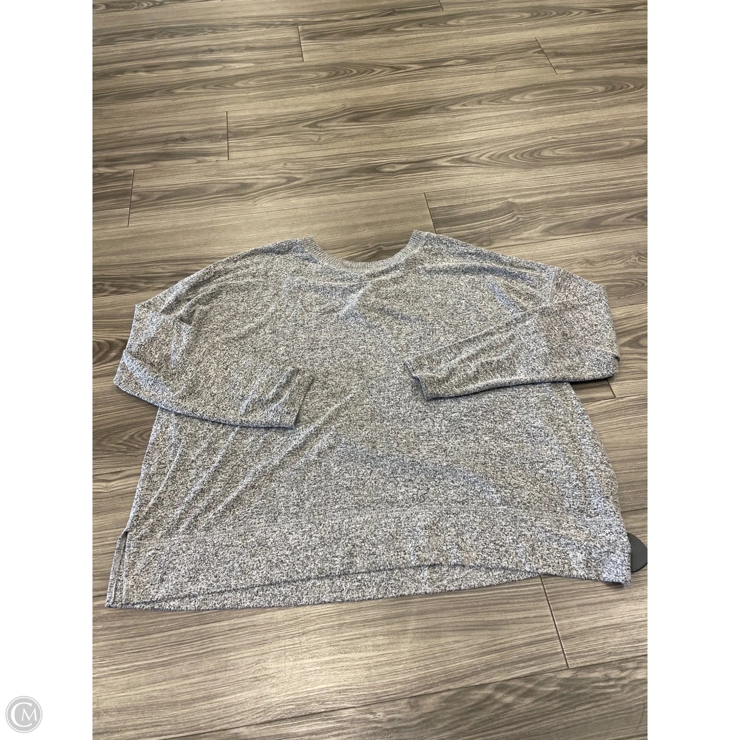 Top Long Sleeve By Lucky Brand In Grey, Size: Xxl