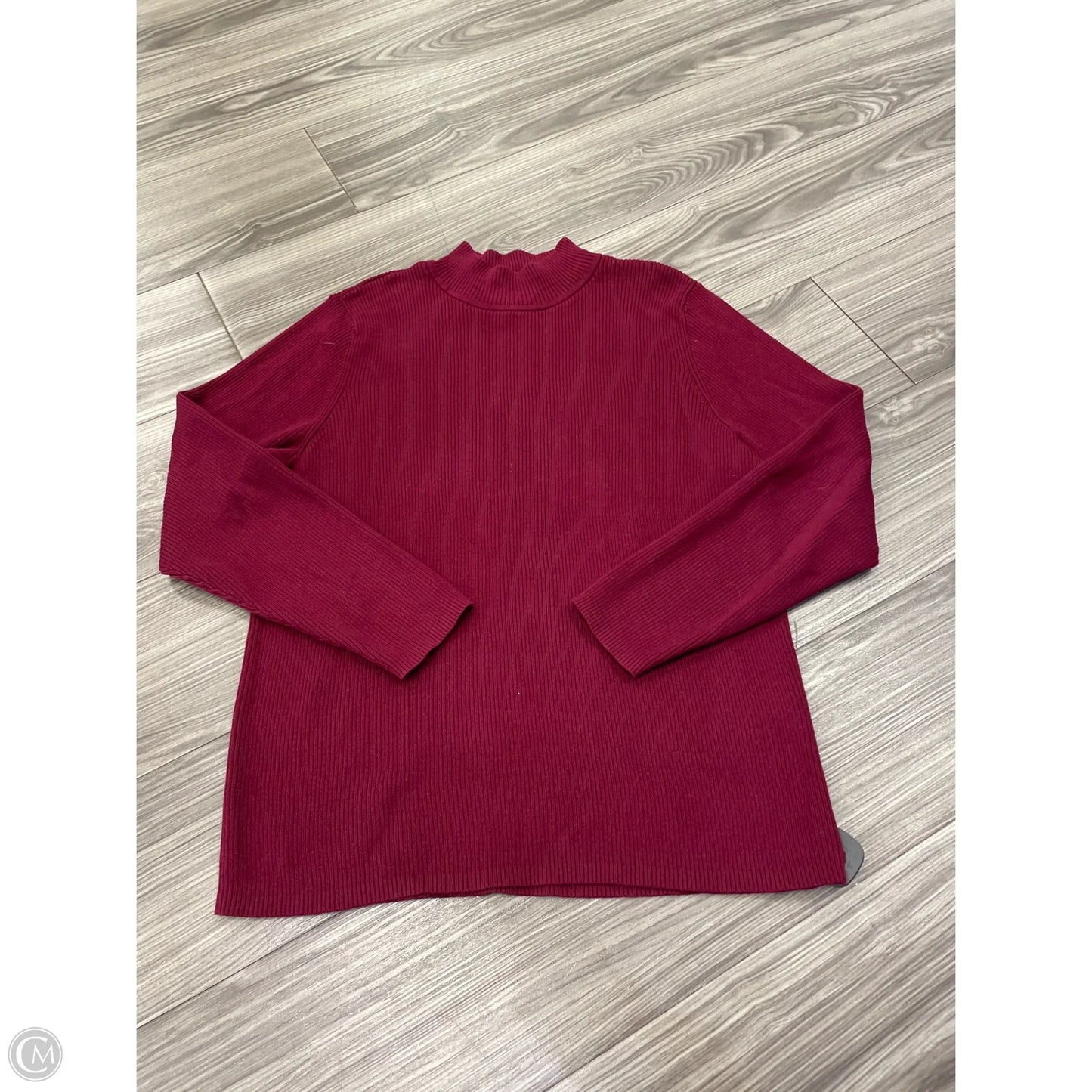 Sweater By Karen Scott In Red, Size: Xl