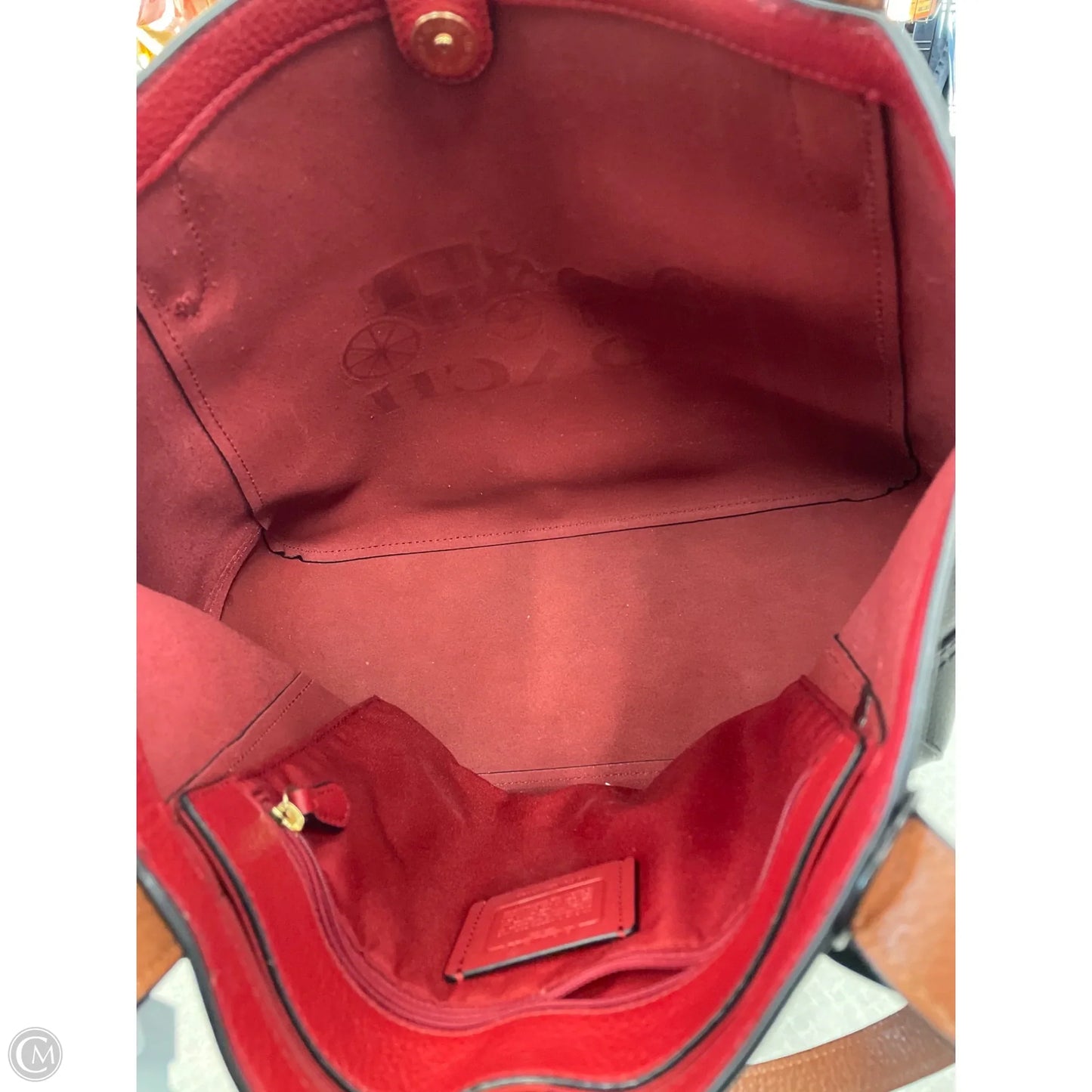 Handbag Designer By Coach, Size: Medium