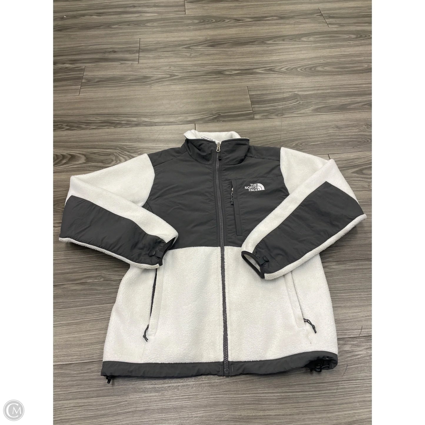 Athletic Jacket By The North Face In White, Size: M