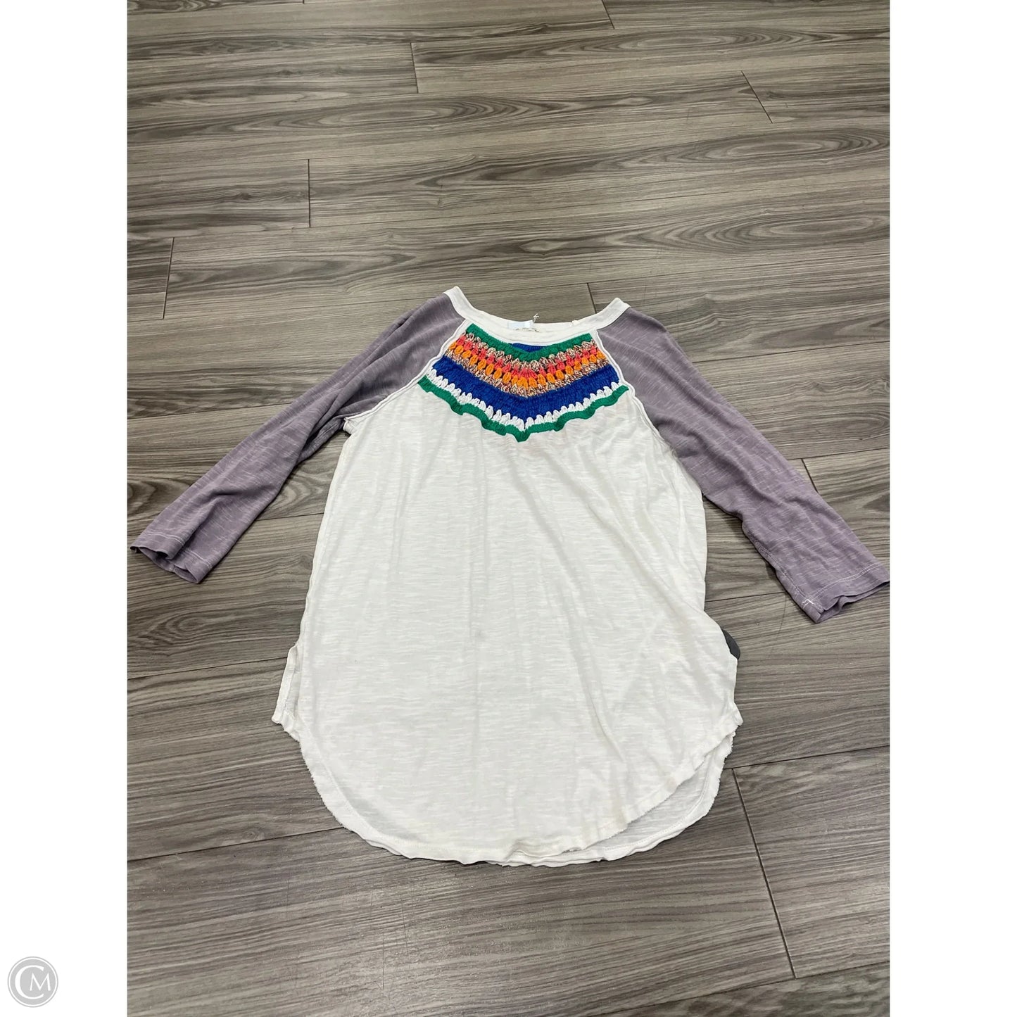 Top Long Sleeve By We The Free In Multi-colored, Size: L