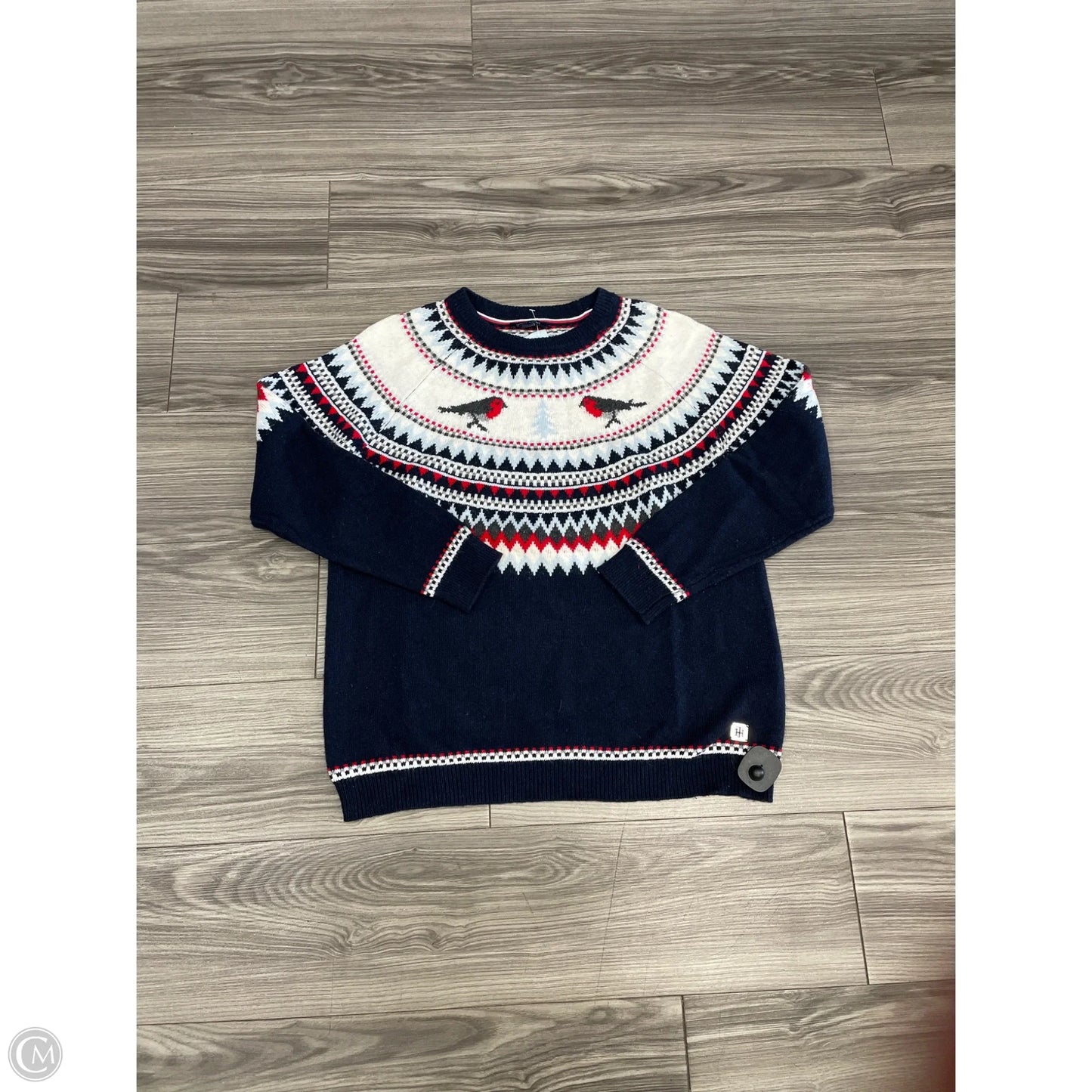 Sweater By Tommy Hilfiger In Blue, Size: L