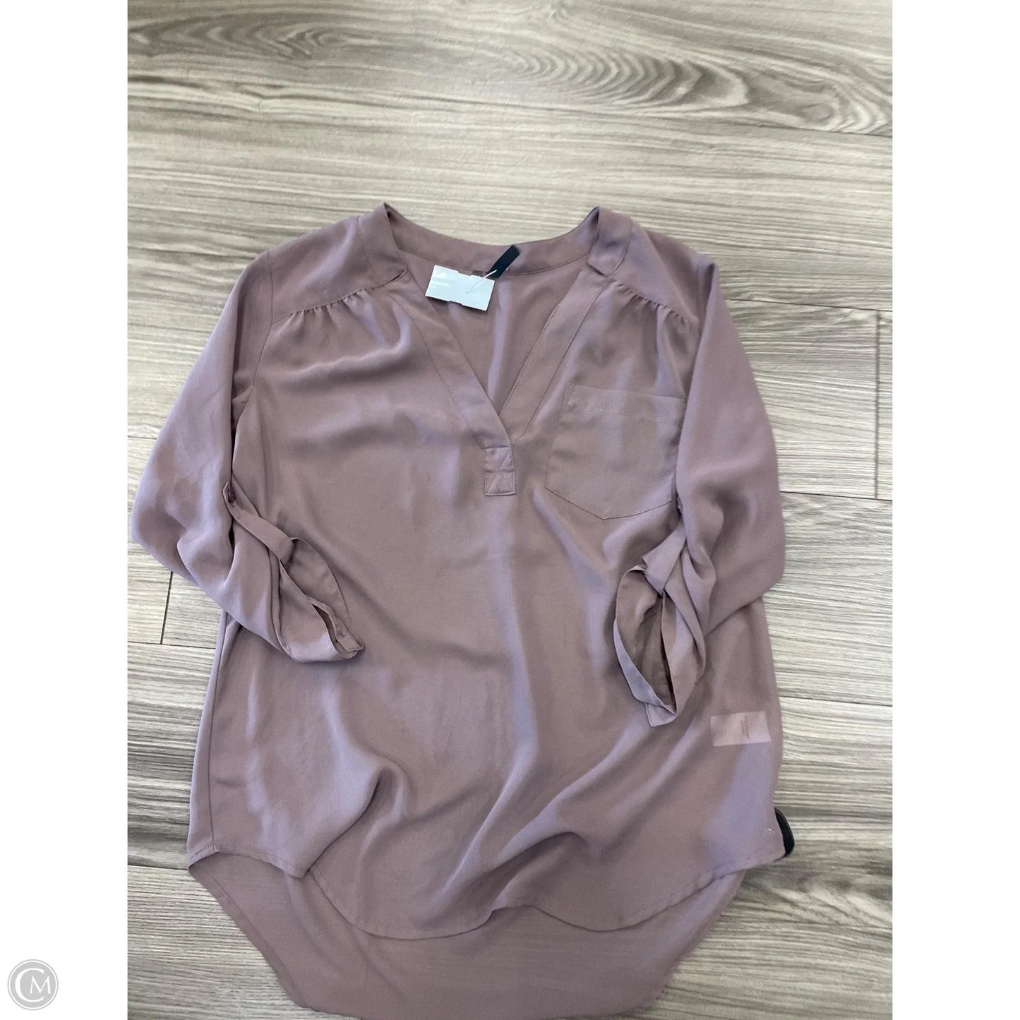 Top Long Sleeve By Maurices In Purple, Size: M