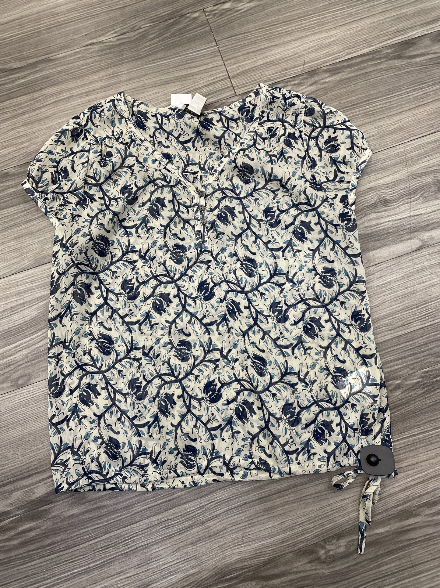 Blouse Short Sleeve By Lucky Brand Size: M