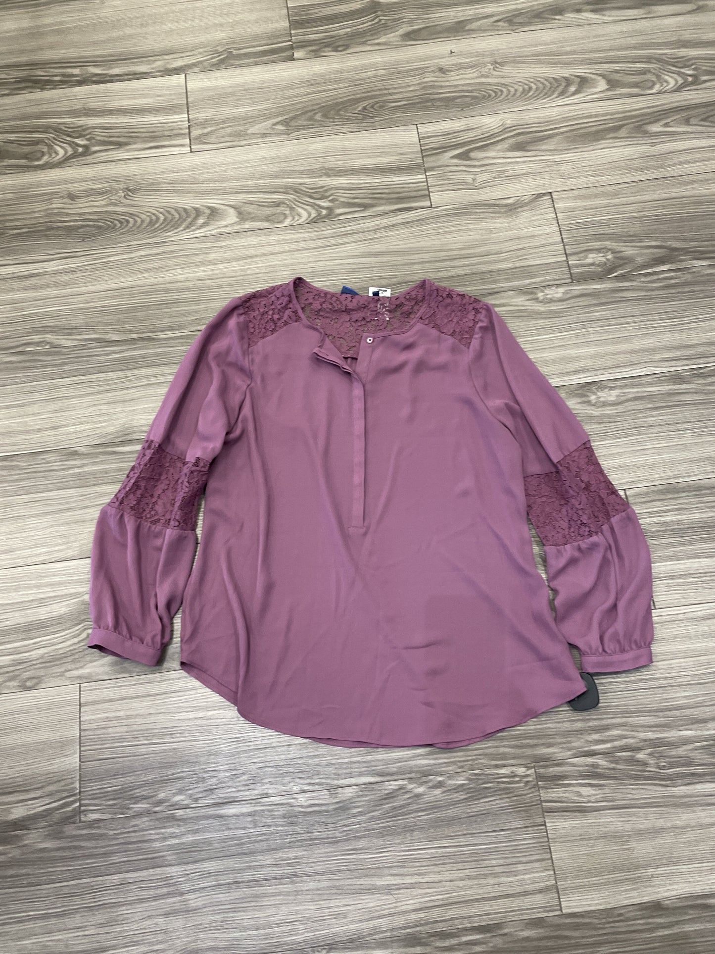Blouse Long Sleeve By Apt 9 Size: L