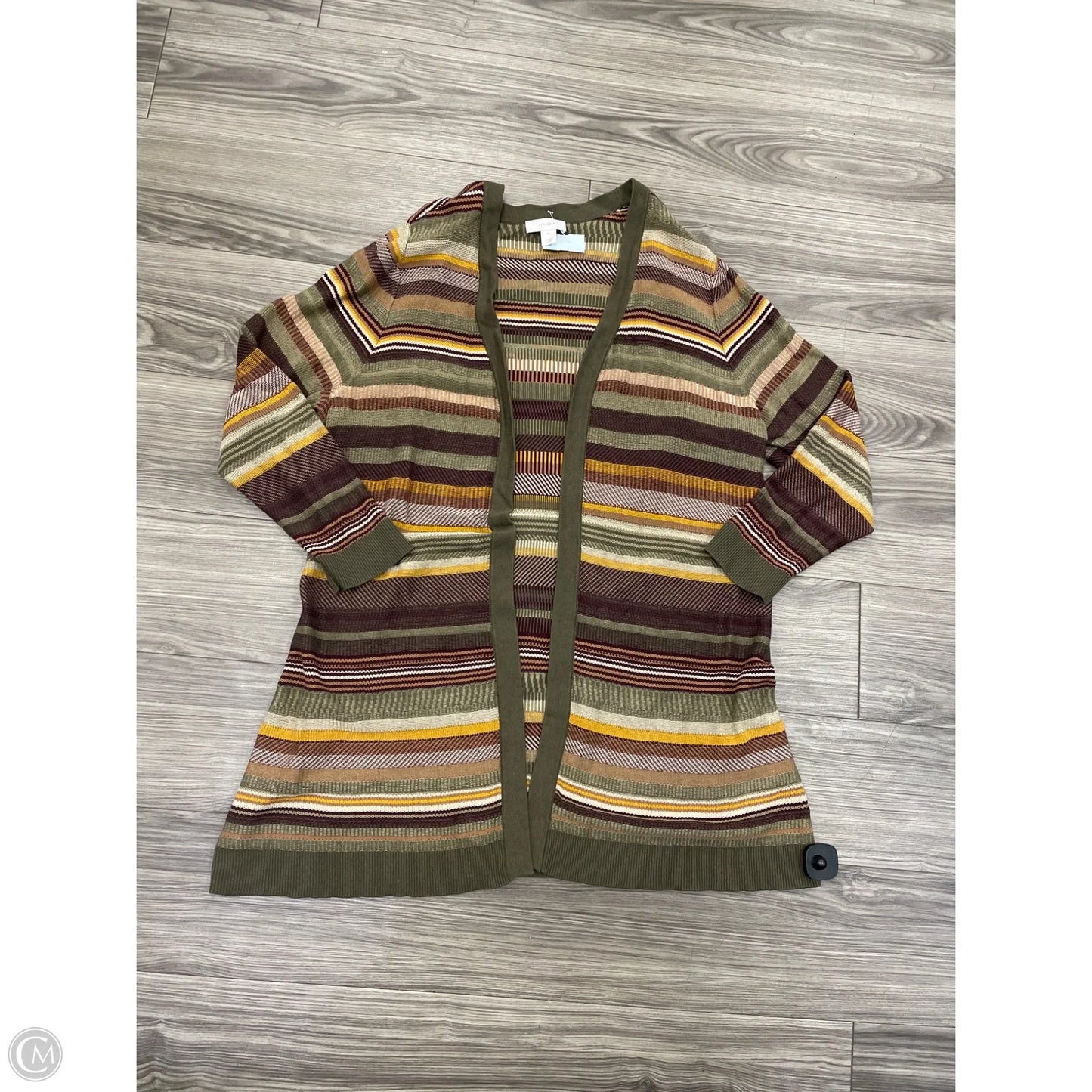 Cardigan By Cj Banks In Striped Pattern, Size: 2x