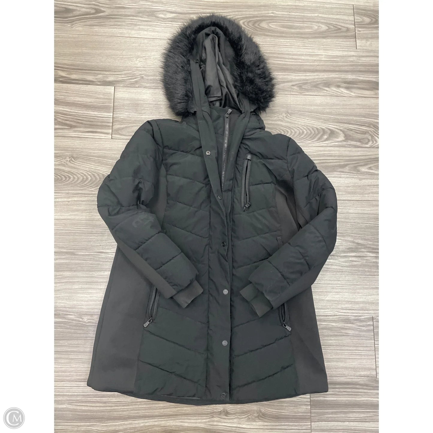 Coat Designer By Michael Kors In Black, Size: Xl