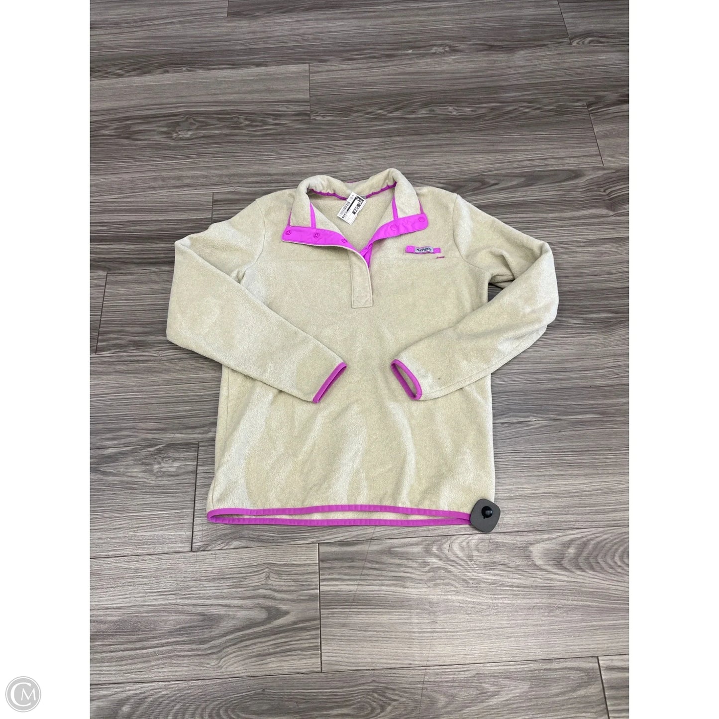 Jacket Fleece By Columbia In Beige, Size: L