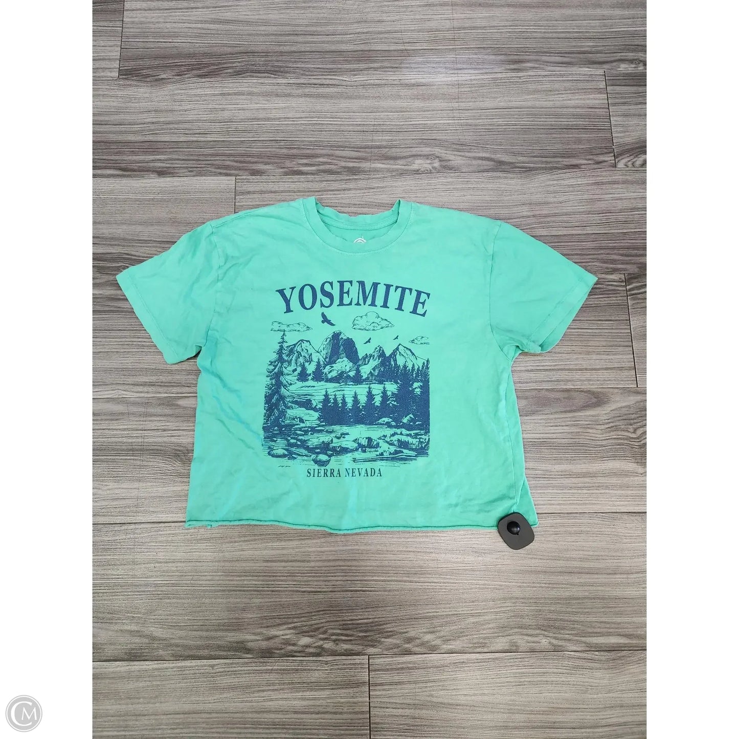 Top Short Sleeve By Clothes Mentor In Green, Size: M