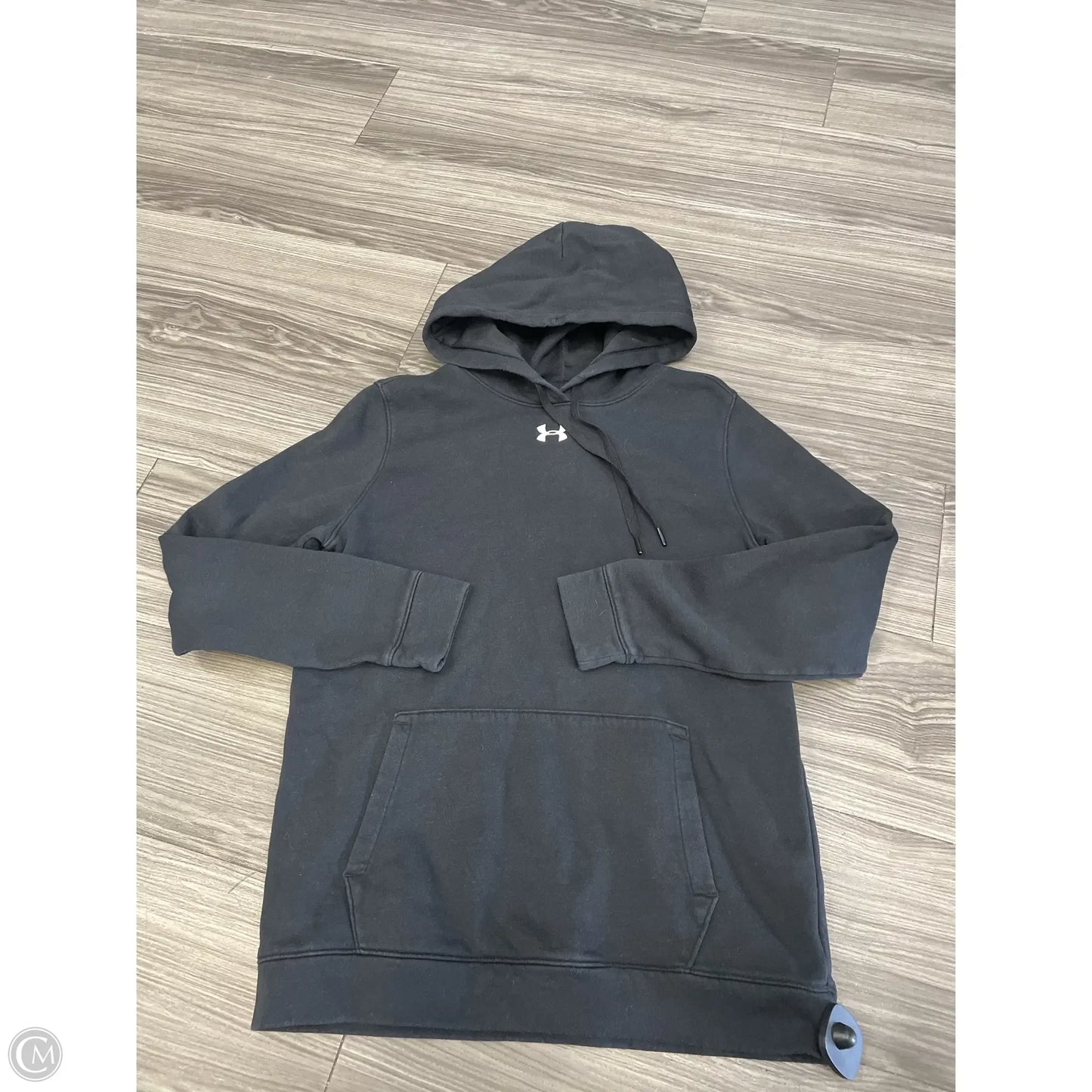 Athletic Sweatshirt Hoodie By Under Armour In Black, Size: S