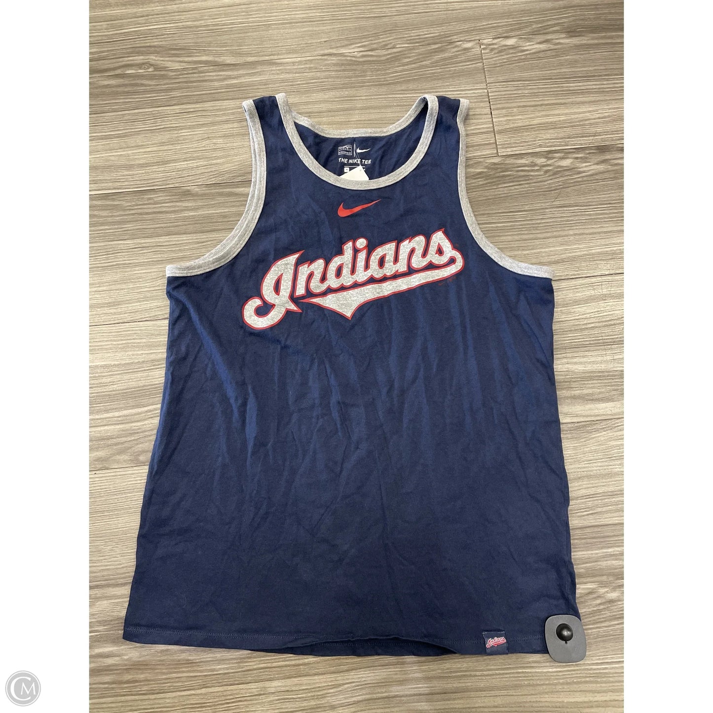 Top Sleeveless By Nike In Navy, Size: M