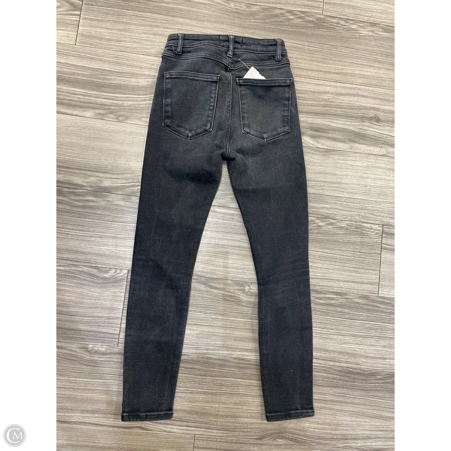 Jeans Skinny By Zara In Black, Size: 4