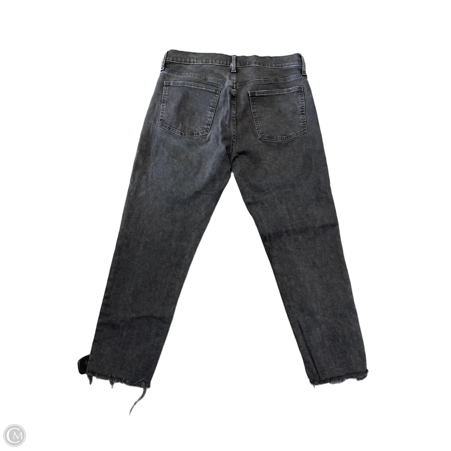 Jeans Boyfriend By Gap In Black, Size: 12