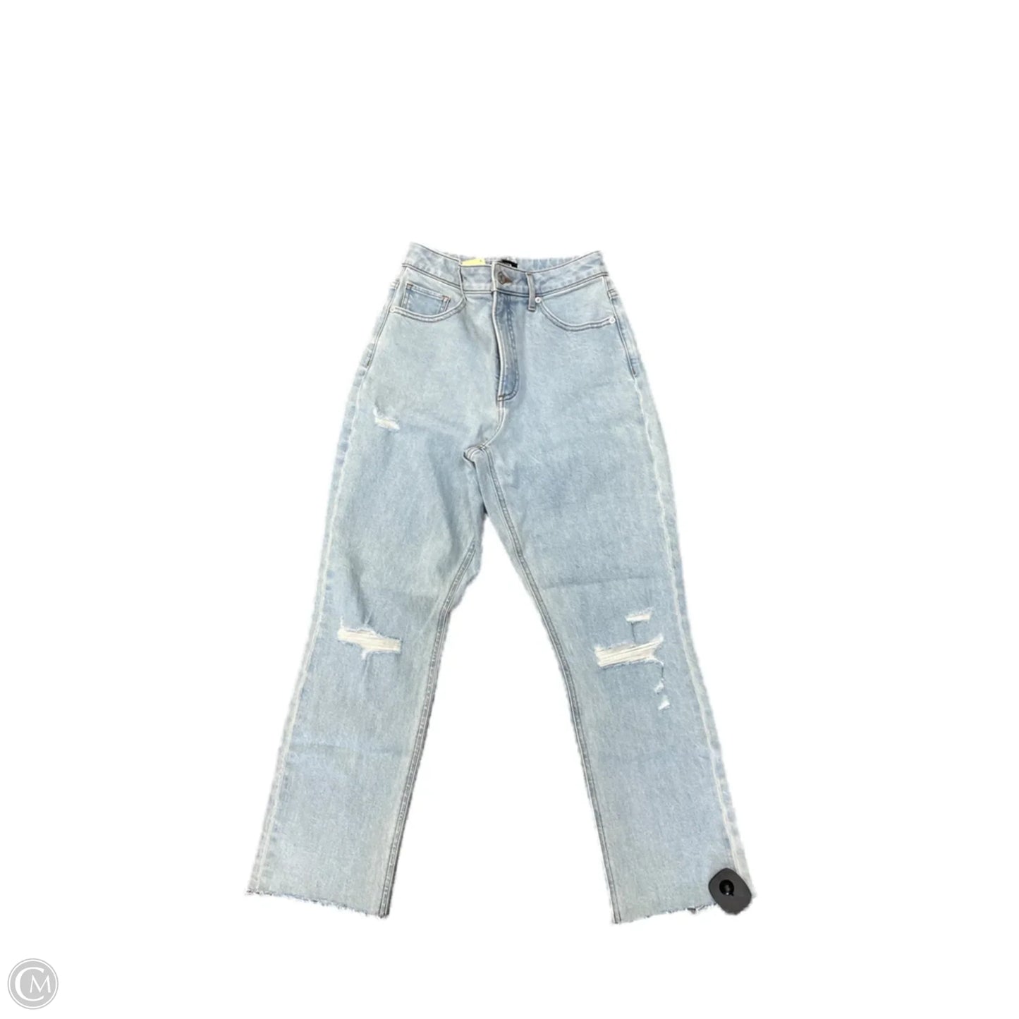 Jeans Straight By Express In Blue, Size: 6