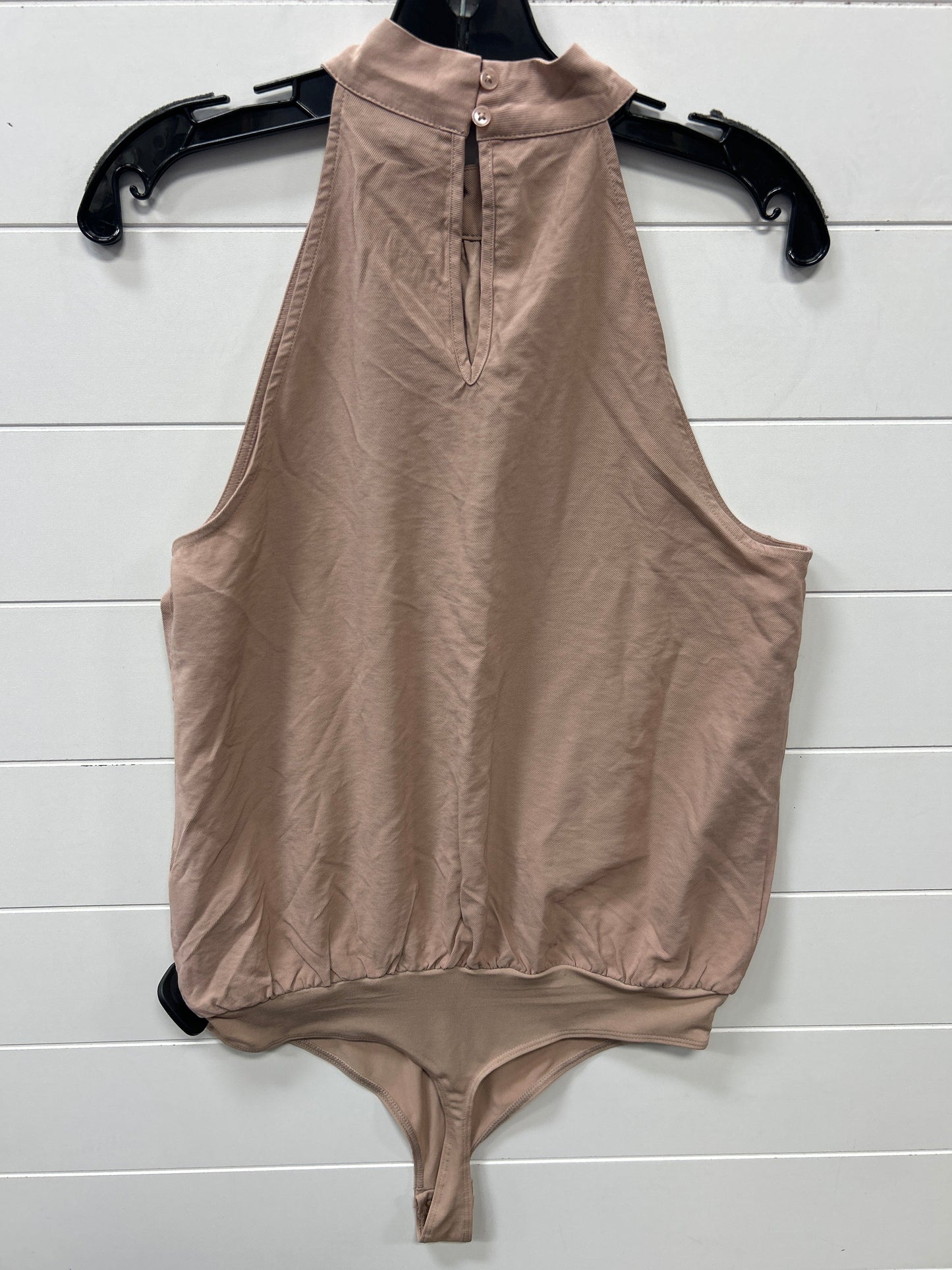 Bodysuit By Express In Beige, Size:M