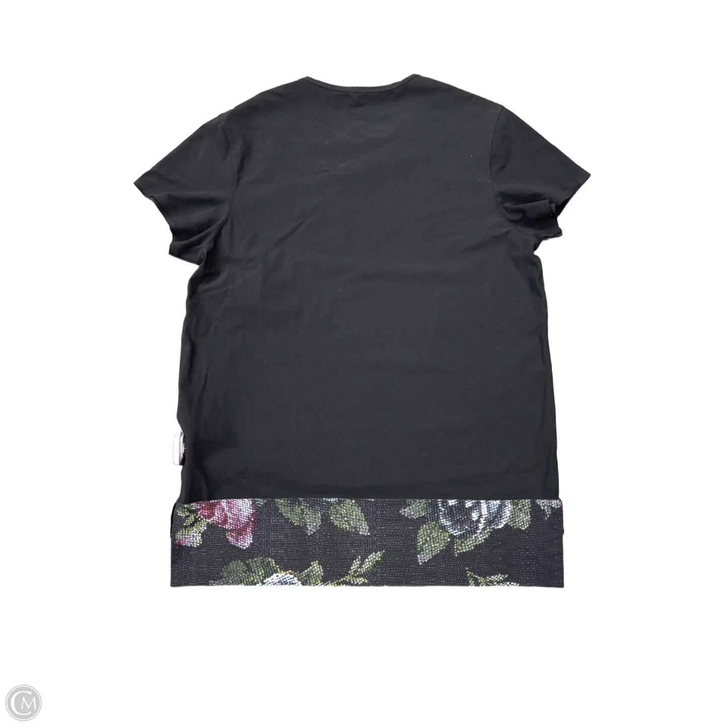 Athletic Top Short Sleeve By Lululemon In Black, Size: 6