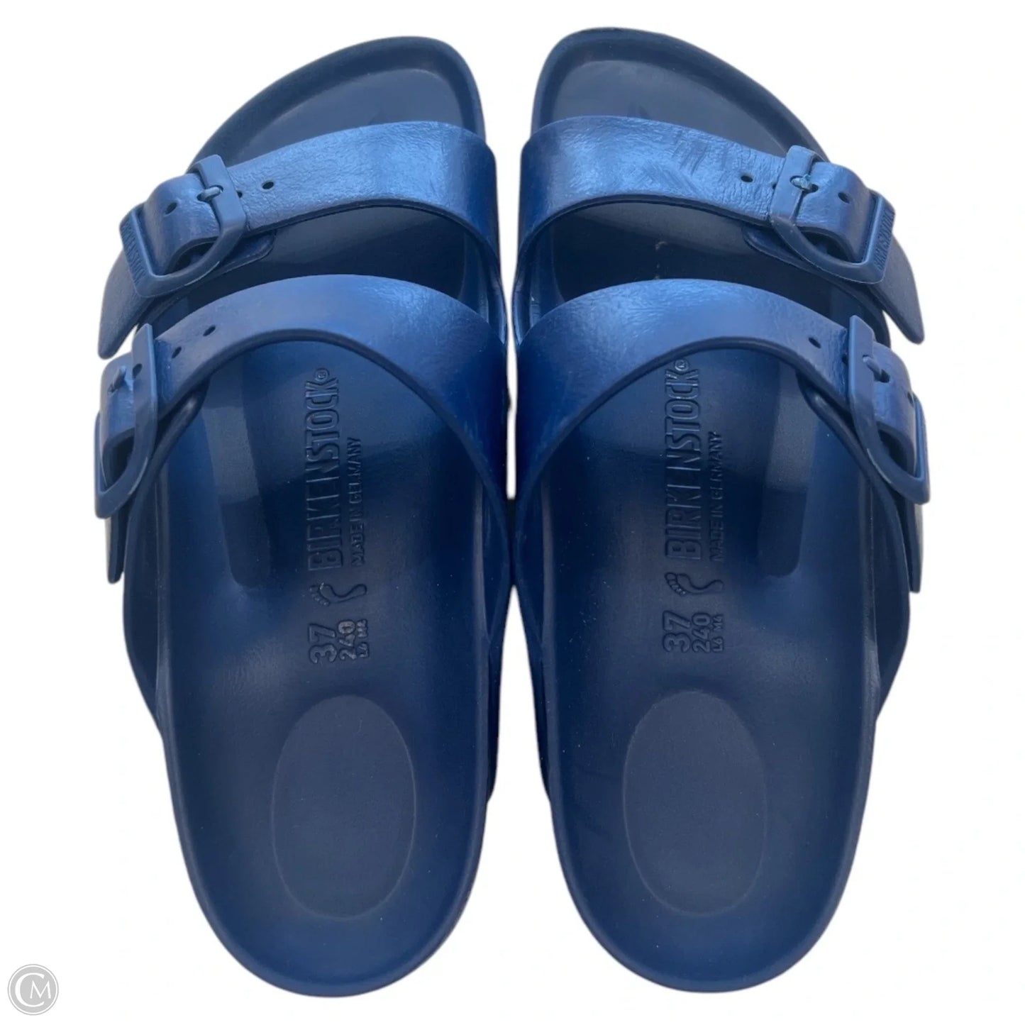 Sandals Flats By Birkenstock In Blue, Size: 6