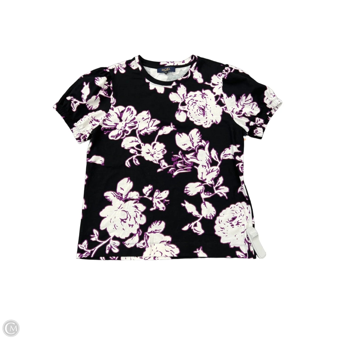 Top Short Sleeve By Rachel Roy In Floral Print, Size: L