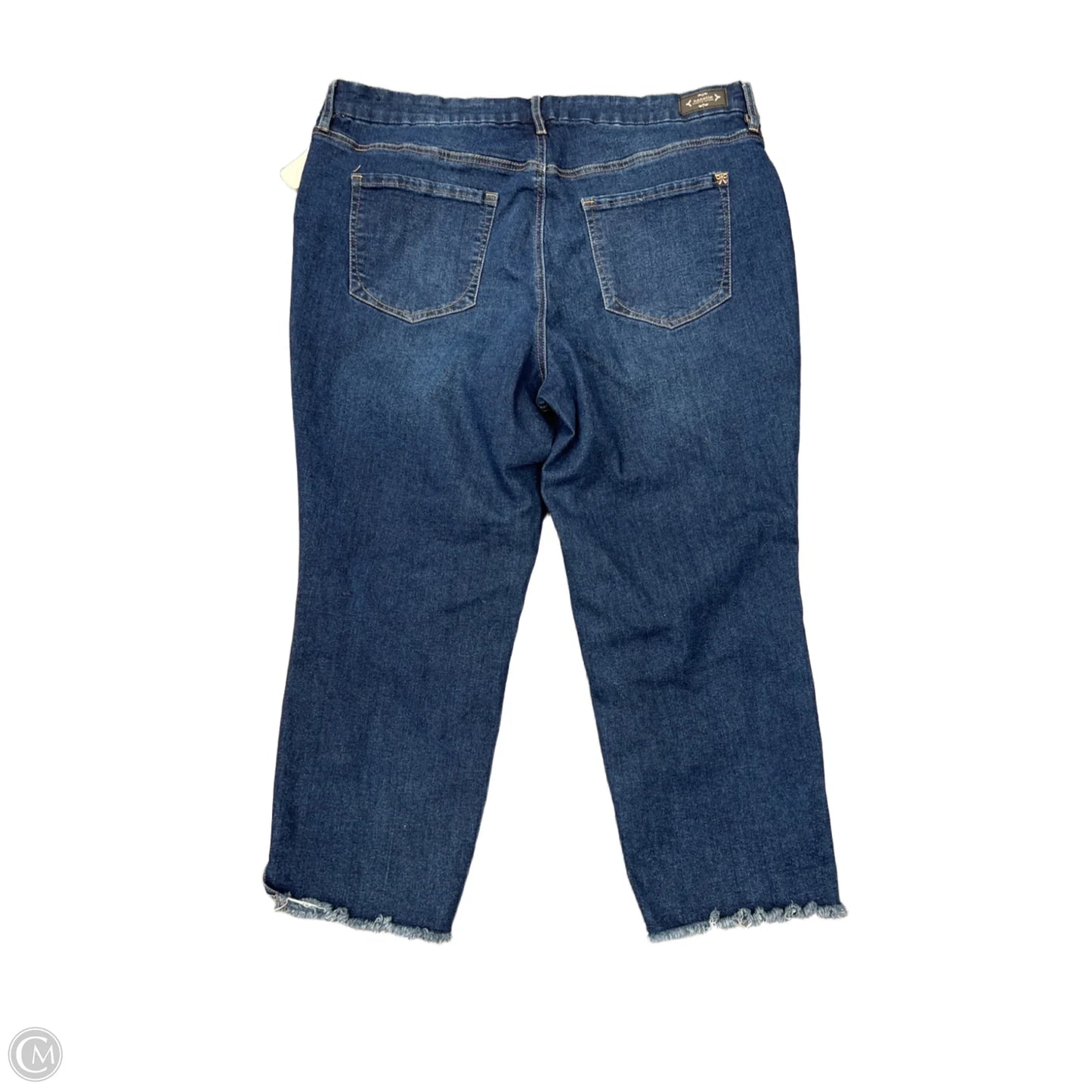 Jeans Straight By Nanette By Nanette Lepore In Blue Denim, Size: 18