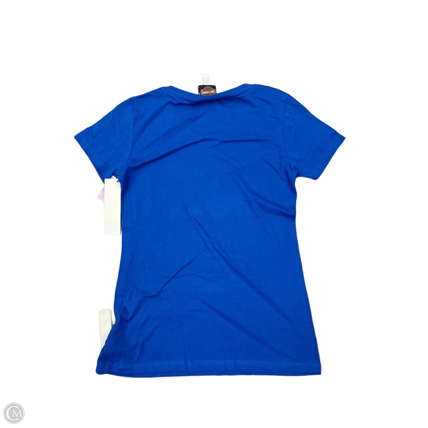 Top Short Sleeve By Harley Davidson In Blue, Size: M