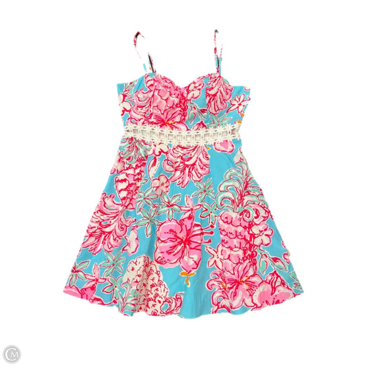Dress Designer By Lilly Pulitzer In Floral Print, Size: 2