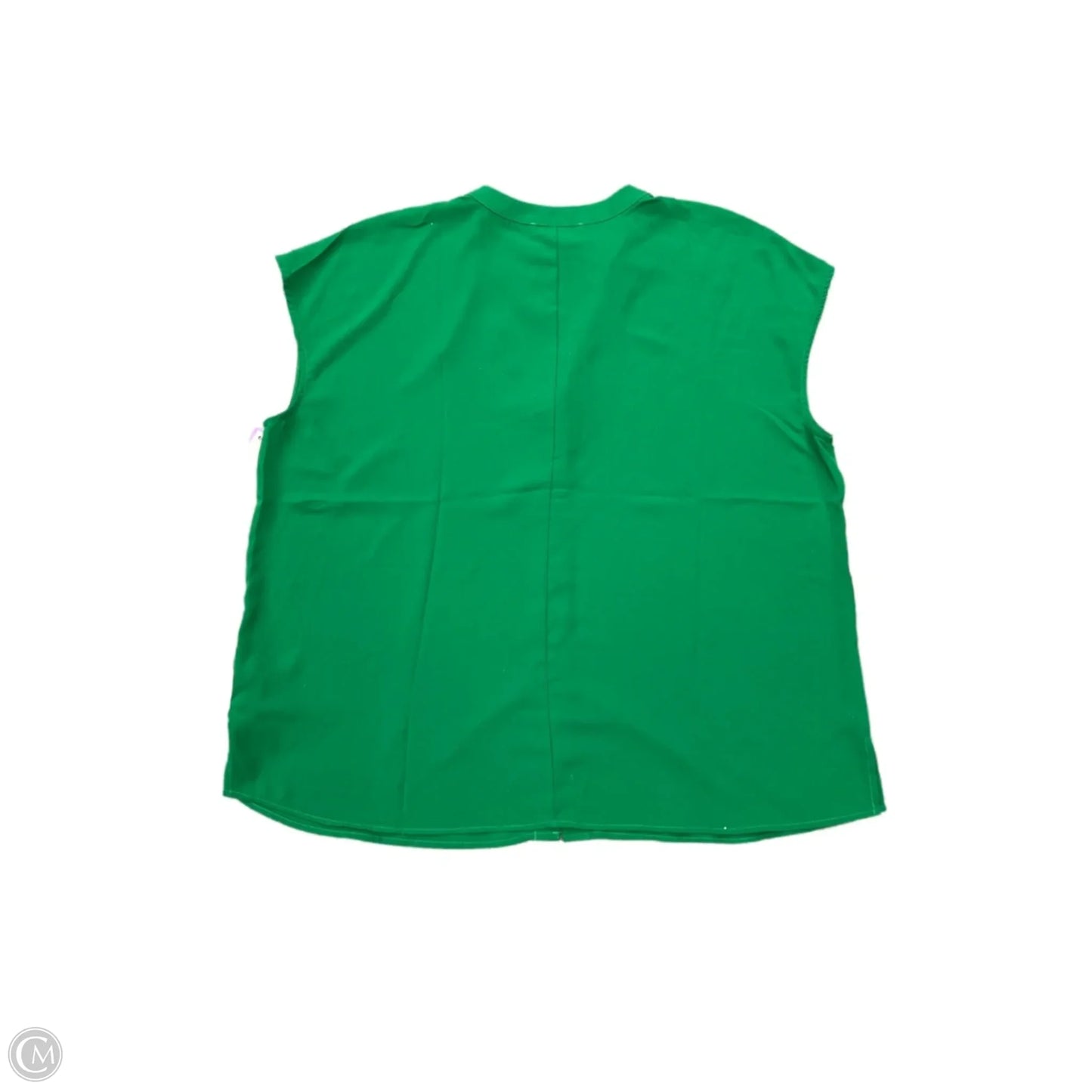 Top Short Sleeve By Eloquii In Green, Size: 16