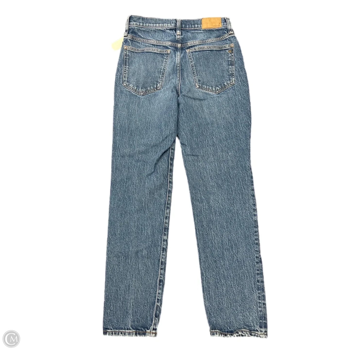 Jeans Straight By Madewell In Blue Denim, Size: 2