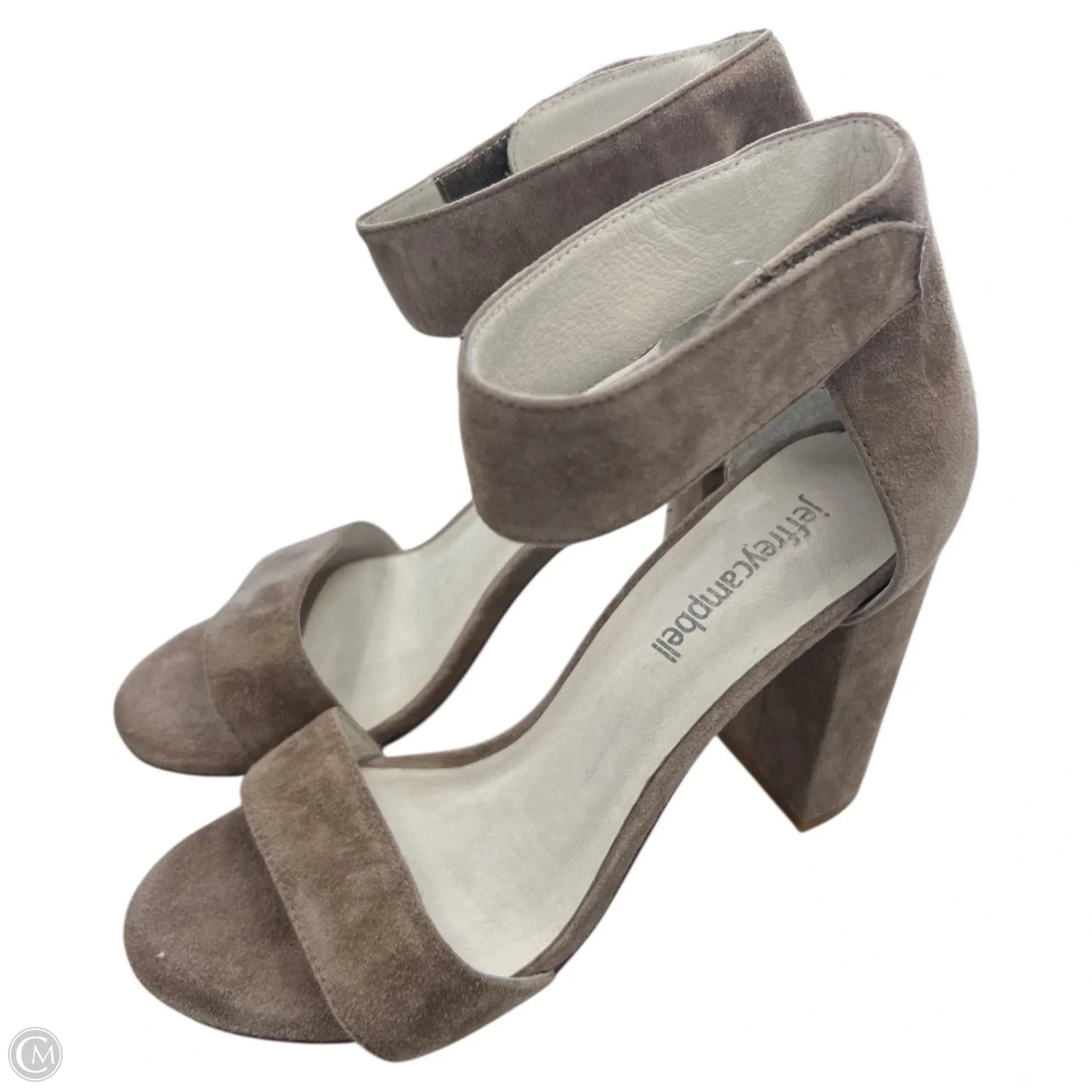 Shoes Heels Block By Jeffery Campbell In Taupe, Size: 5.5