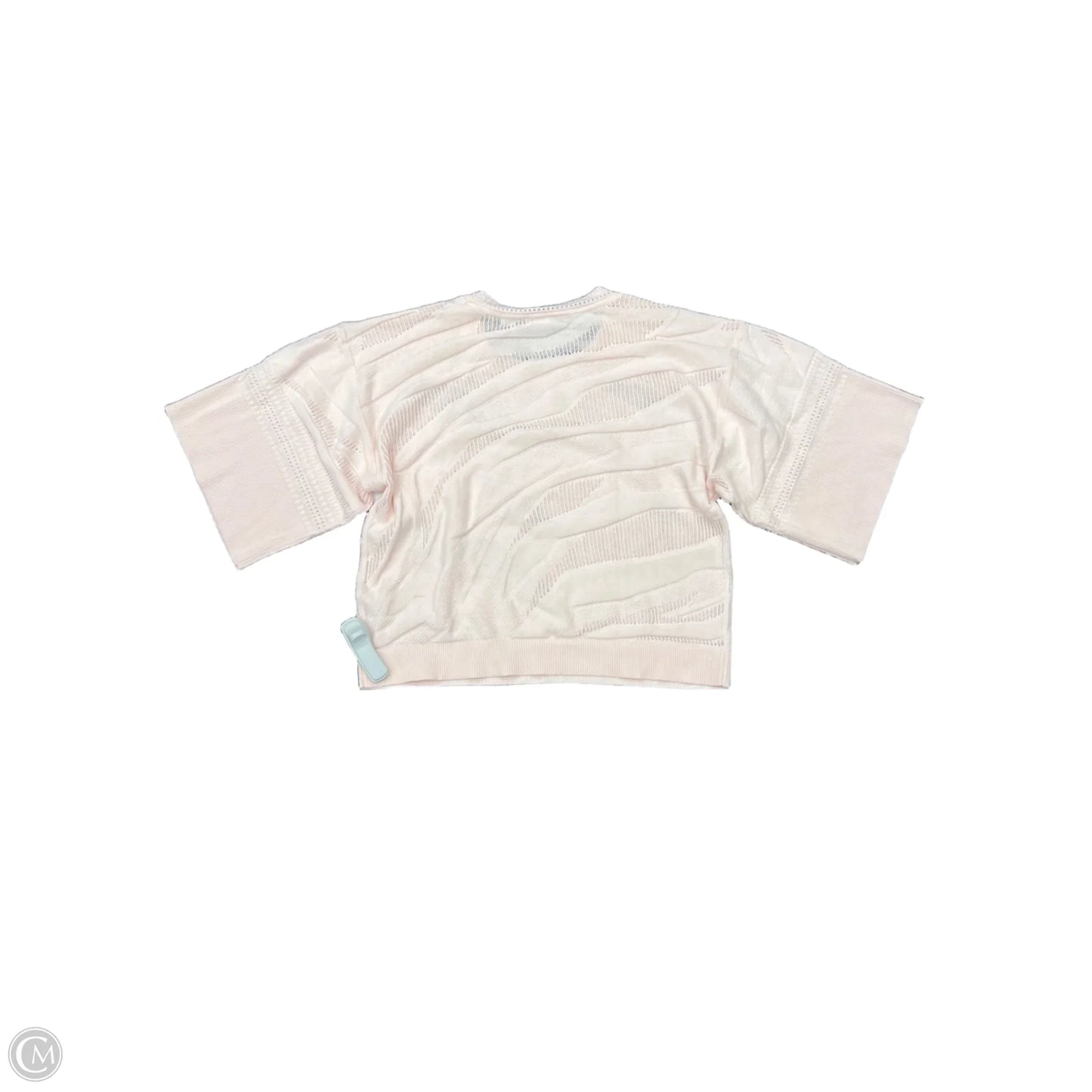 Sweater Short Sleeve By Cabi In Pink, Size: S