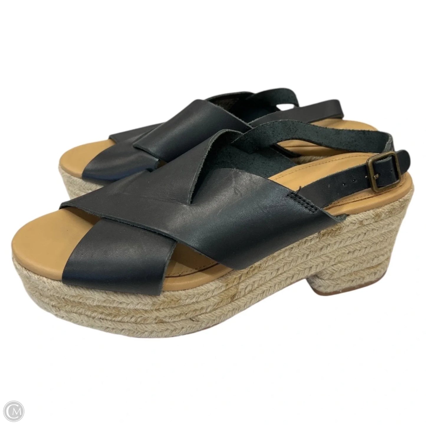 Sandals Heels Block By Soludos In Black, Size: 8