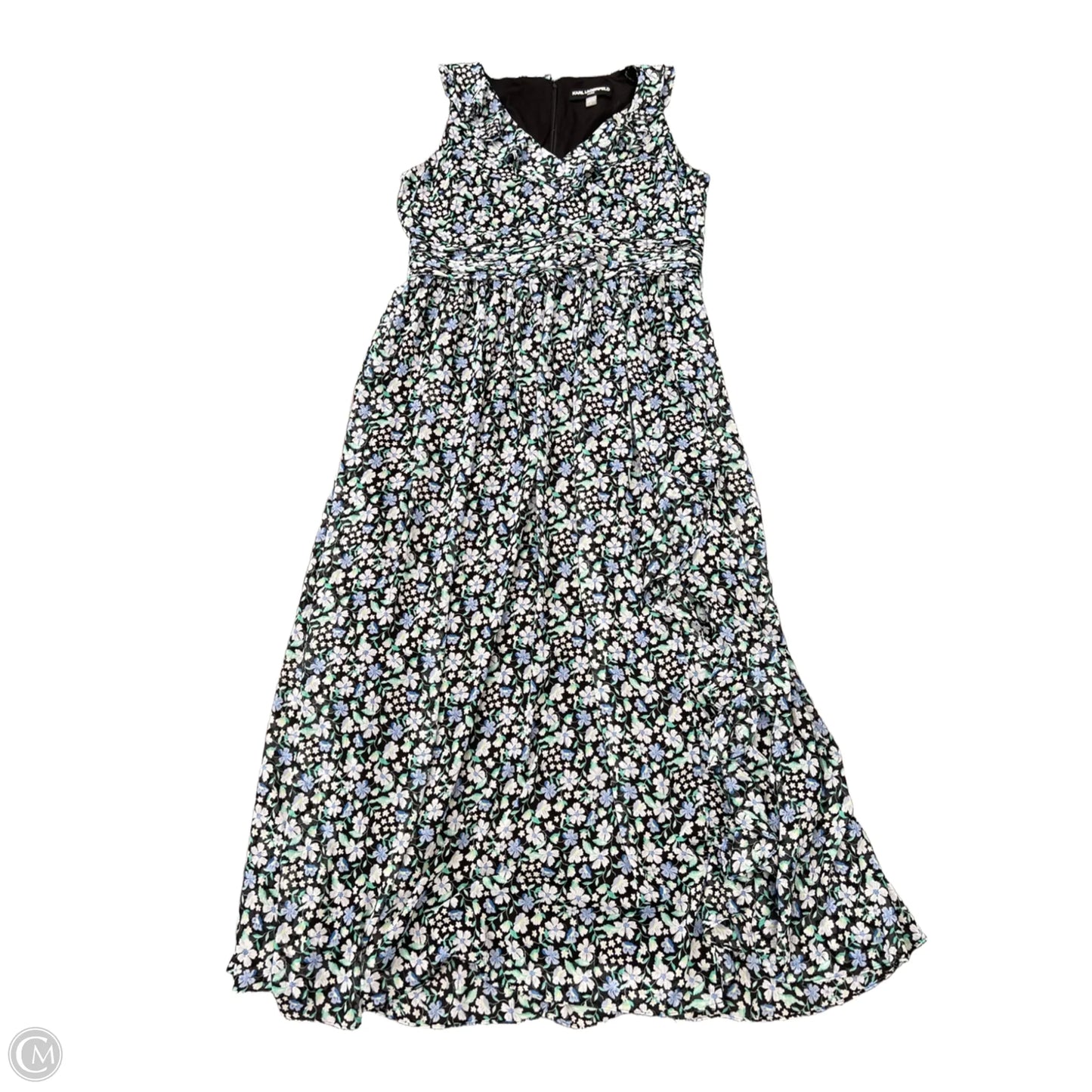 Dress Designer By Karl Lagerfeld In Floral Print, Size: 16