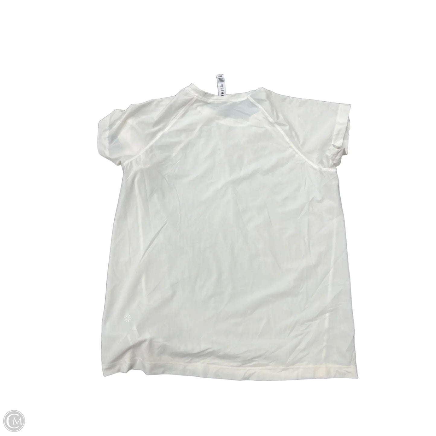 Athletic Top Short Sleeve By Athleta In White, Size: Xxs