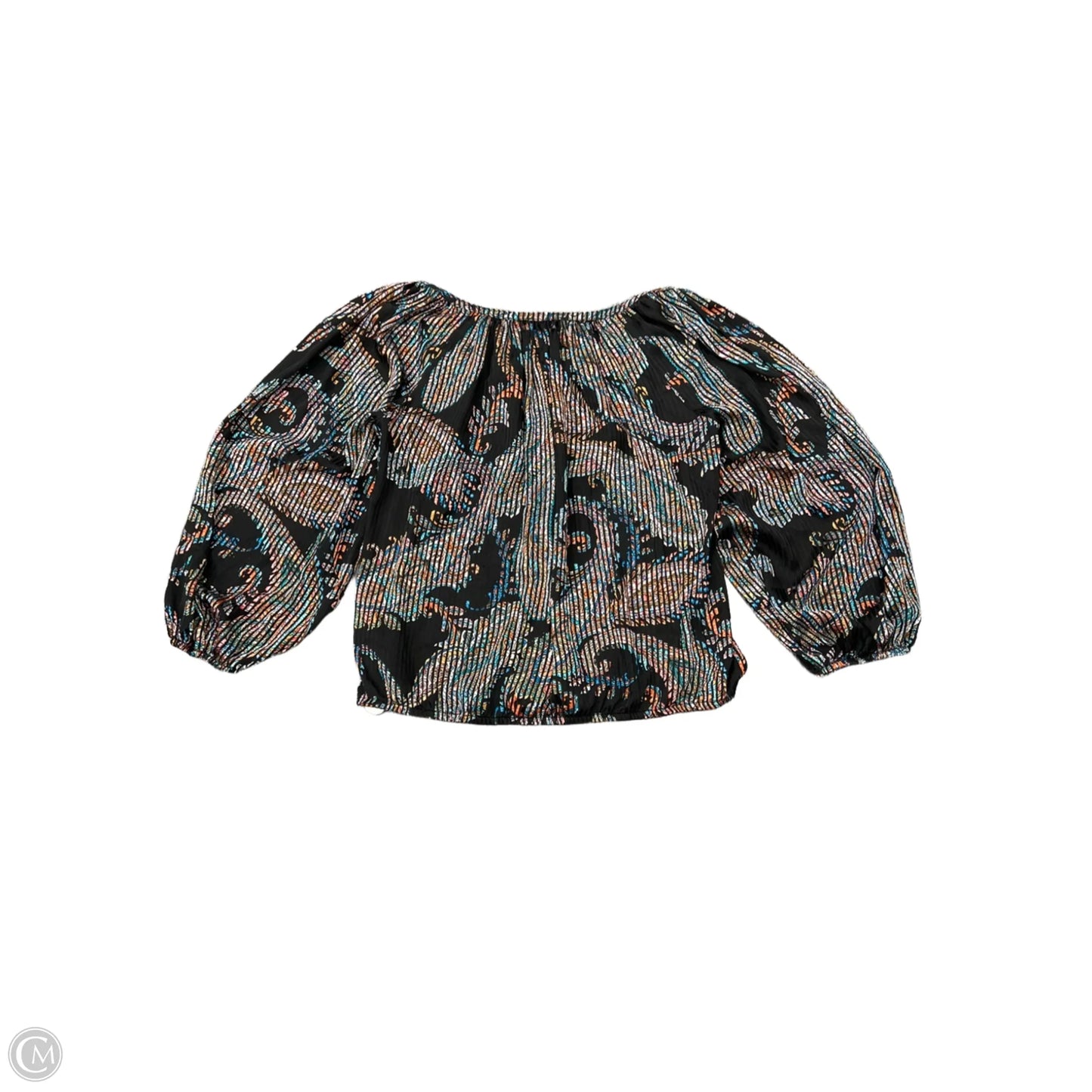 Top Long Sleeve By Maeve In Black, Size: 1x