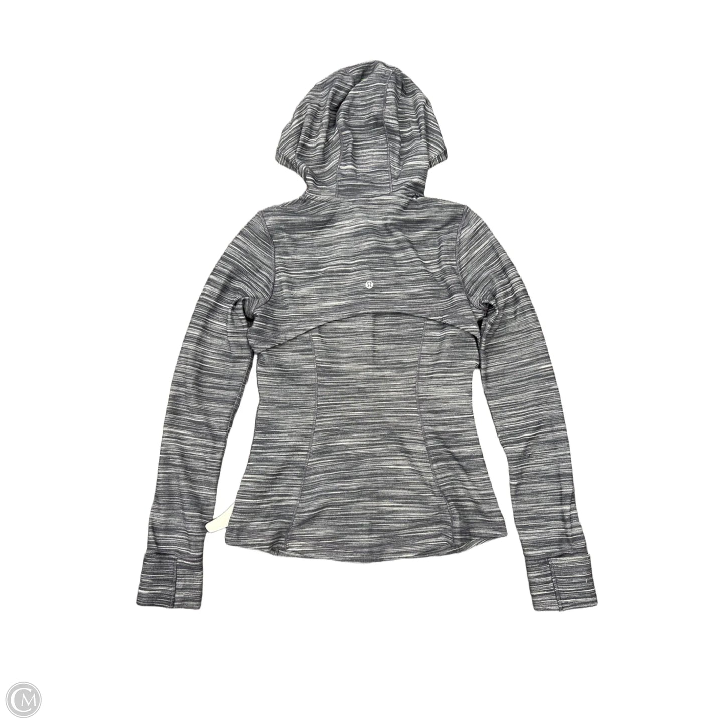 Athletic Jacket By Lululemon In Grey, Size: 8