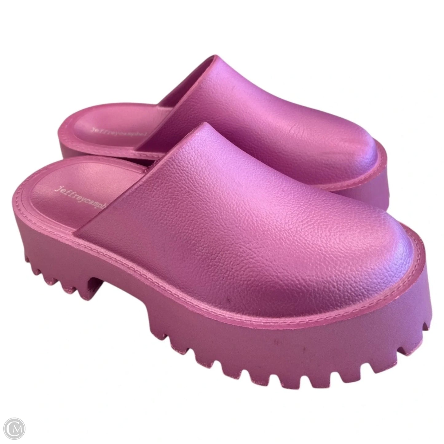 Shoes Heels Platform By Jeffery Campbell In Pink, Size: 9