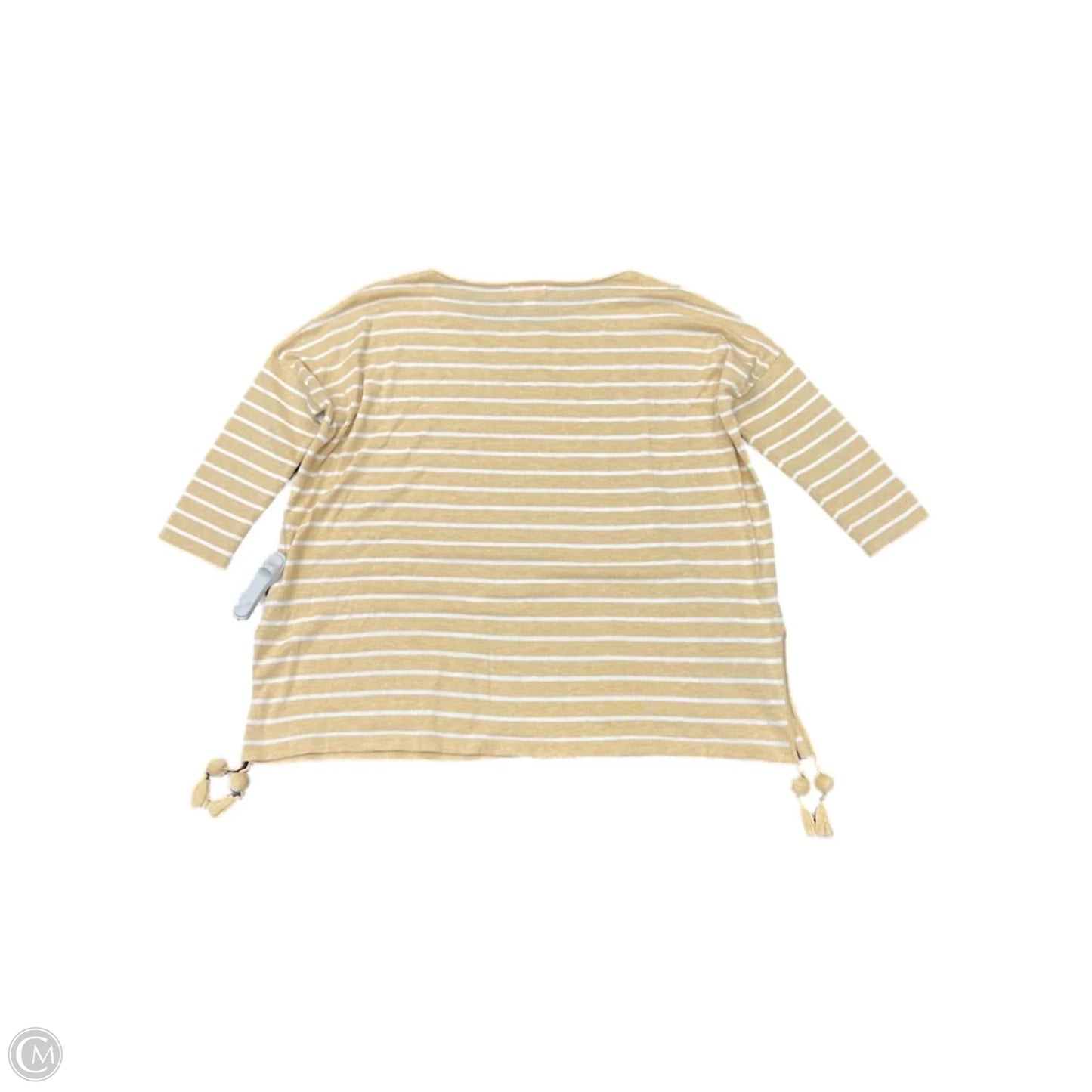 Top Long Sleeve Designer By Lilly Pulitzer In Tan, Size: M