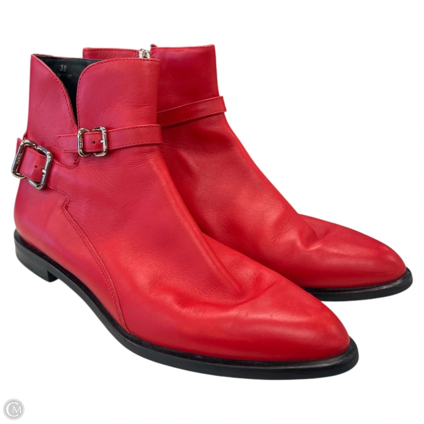Boots Luxury Designer By Tods In Red, Size: 8