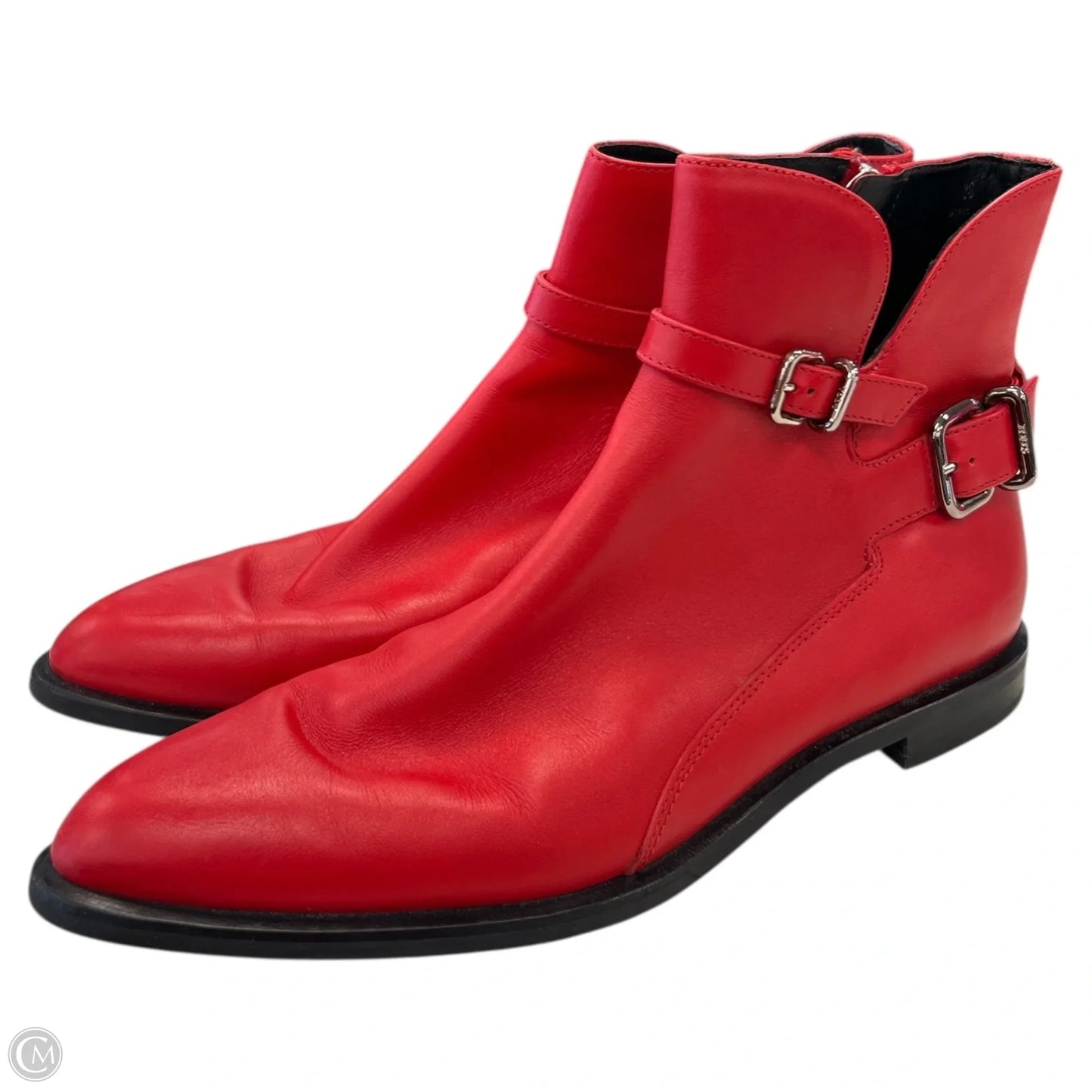 Boots Luxury Designer By Tods In Red, Size: 8