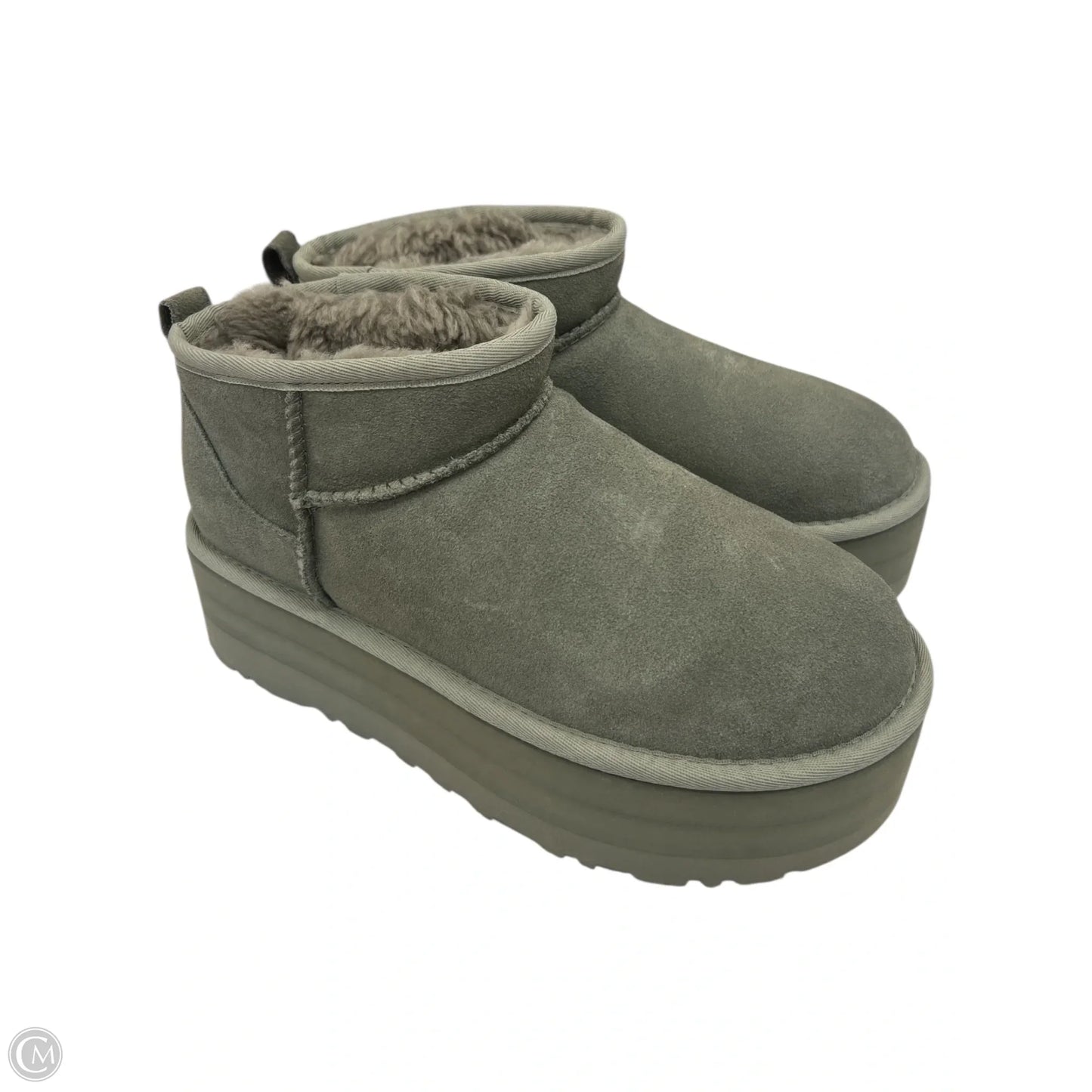 Boots Designer By Ugg In Grey, Size: 7