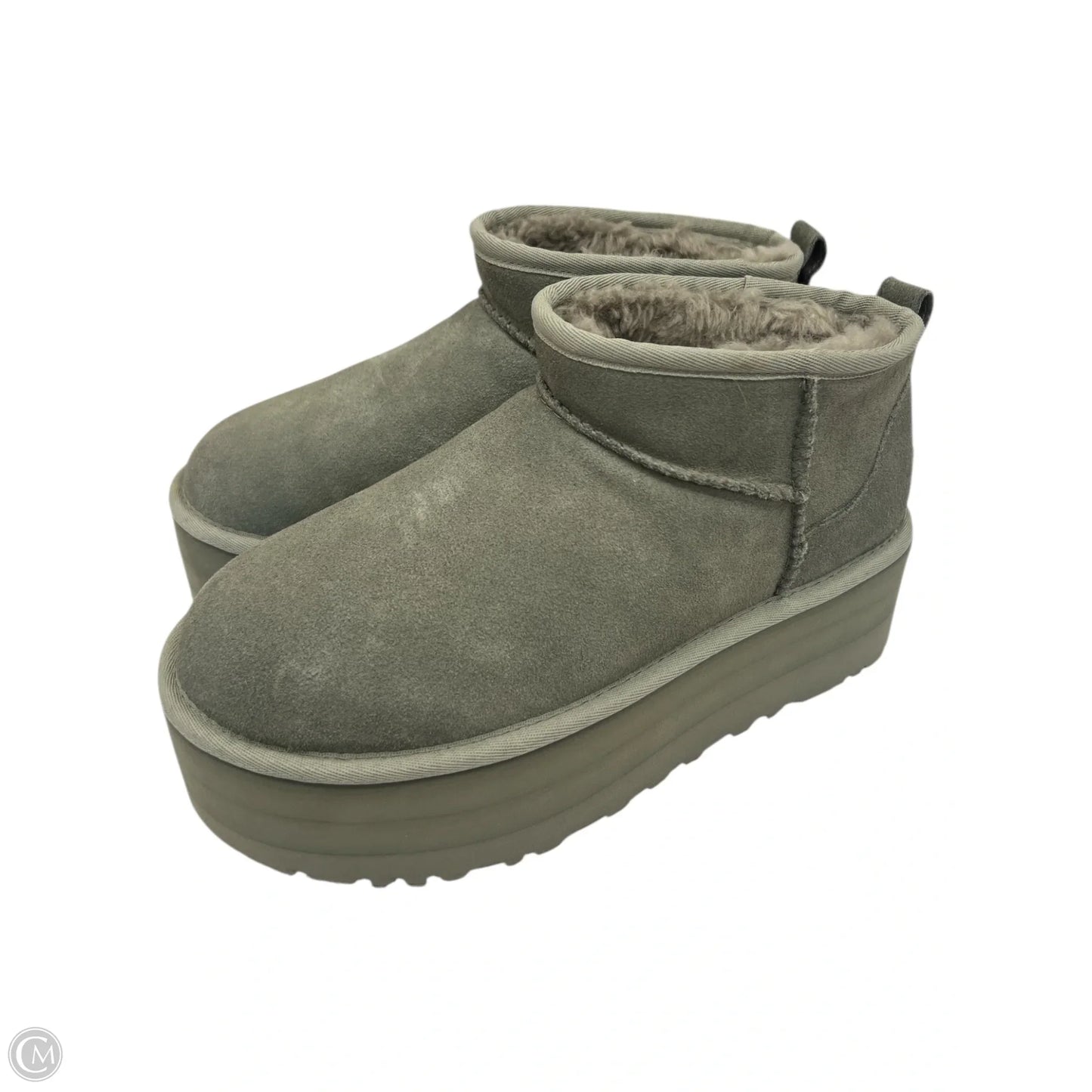 Boots Designer By Ugg In Grey, Size: 7