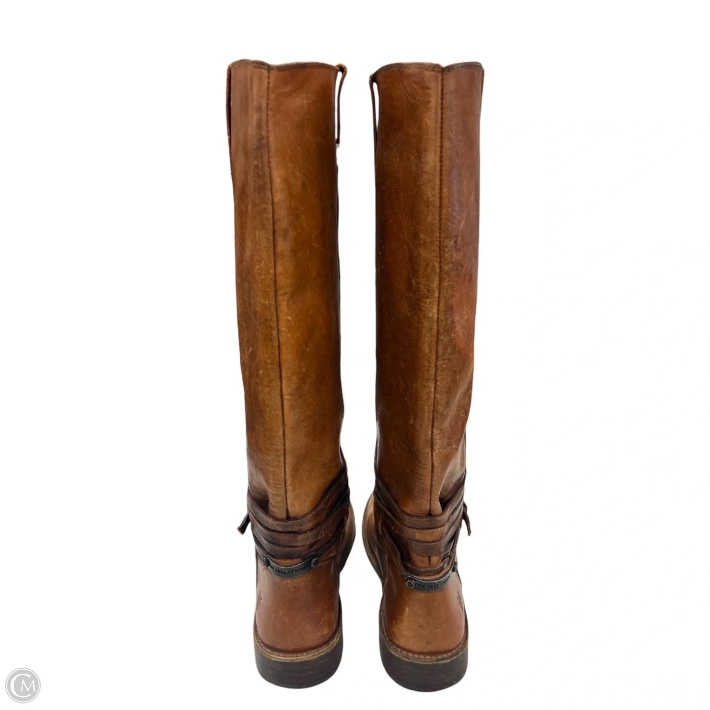 Boots Designer By Frye In Brown, Size: 7