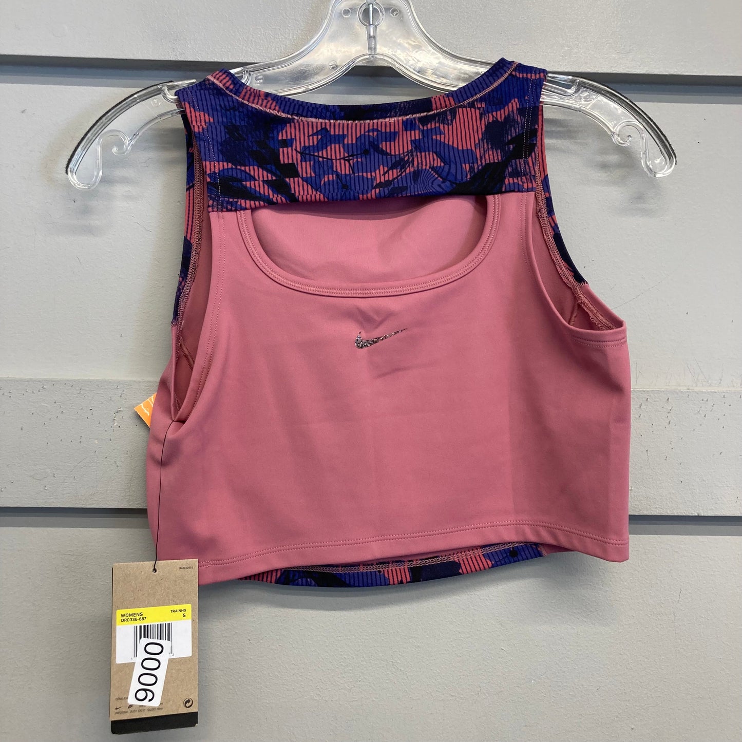 Athletic Tank Top By Nike Apparel In Blue & Pink, Size:S