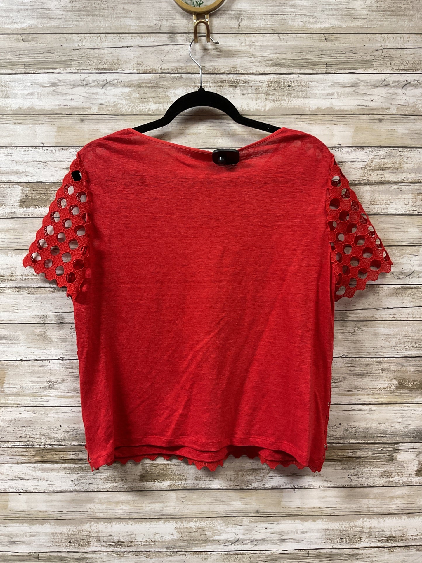 Top Ss Designer By Tory Burch In Red, Size:L